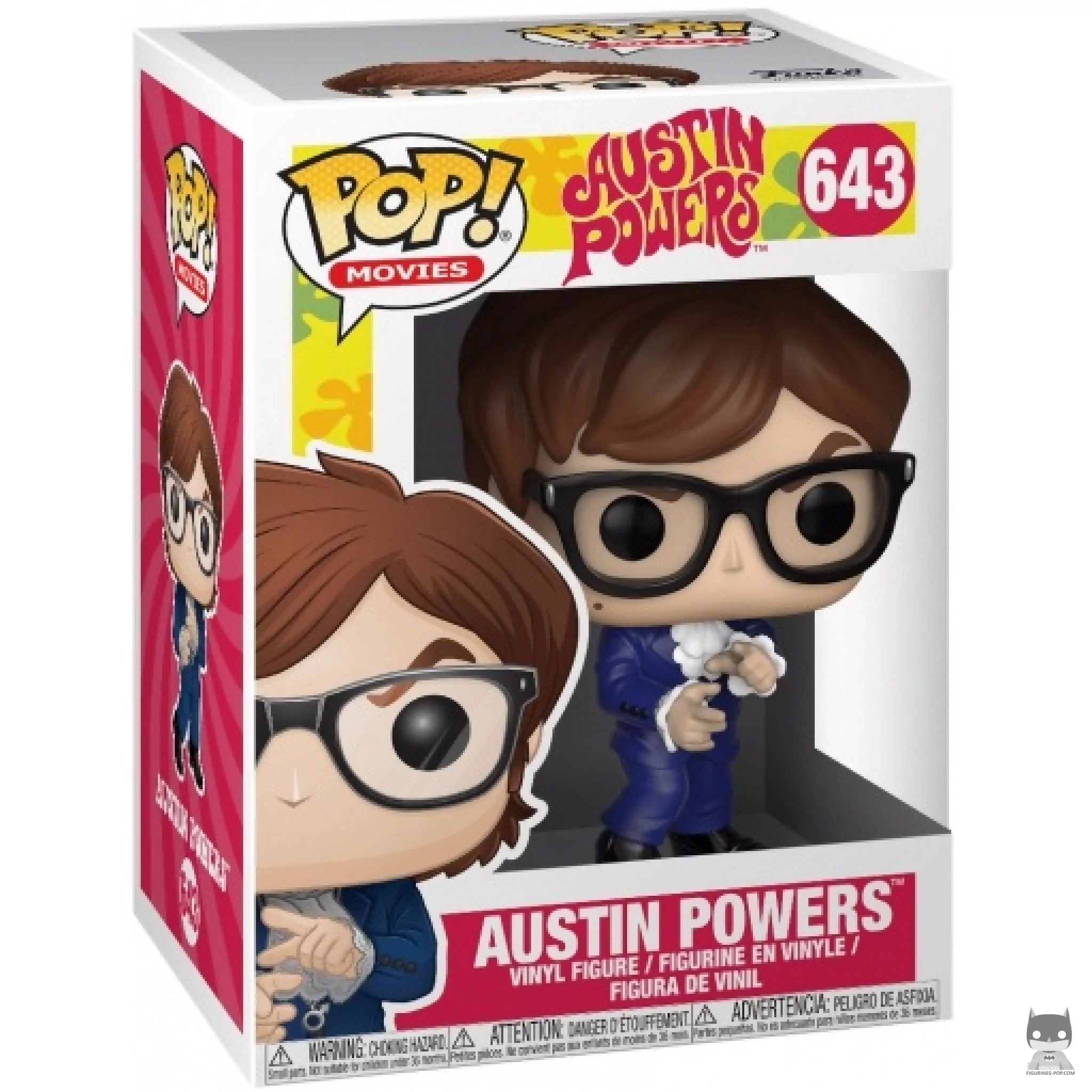 Austin Powers Funko Pop! figure in its box