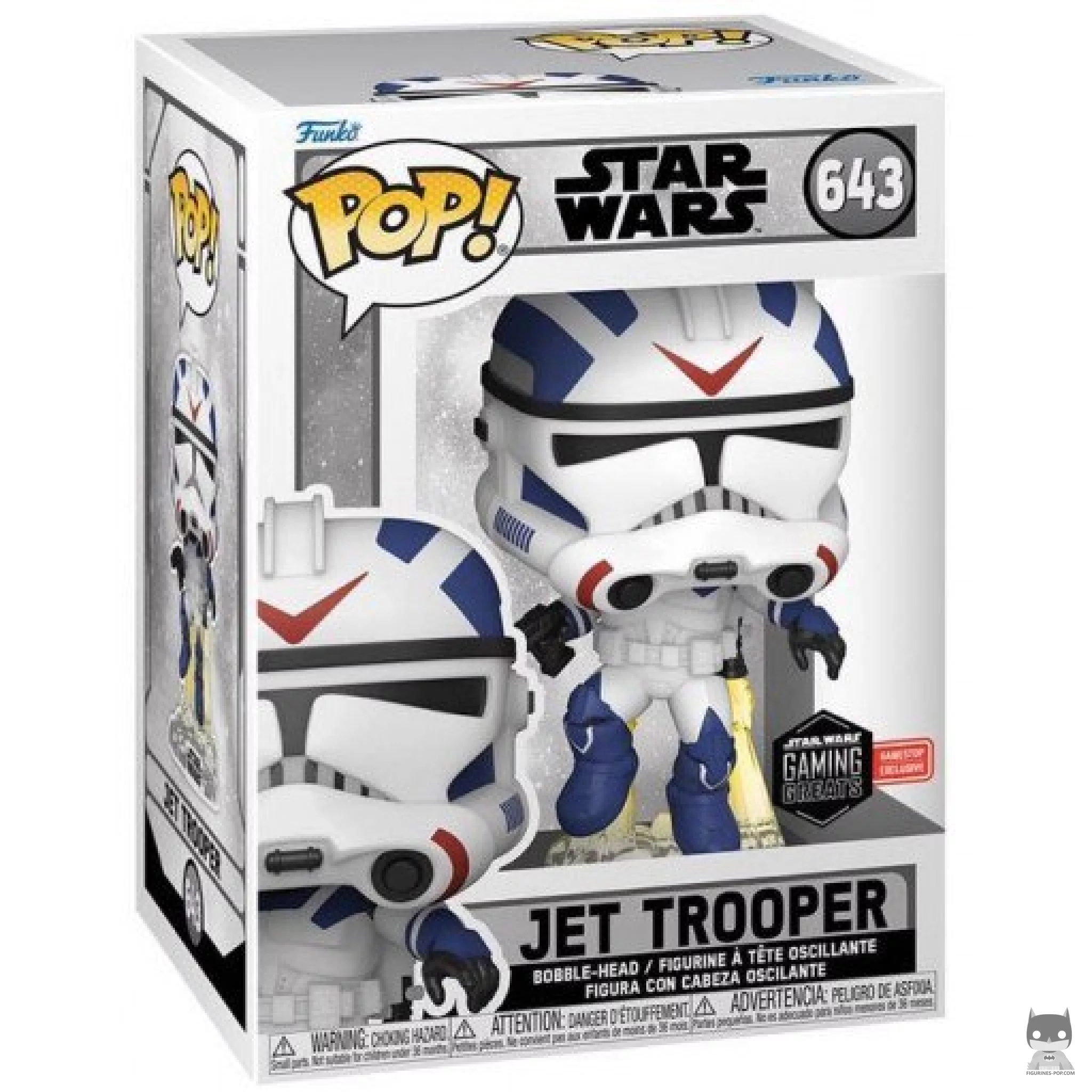 Jet Trooper Funko Pop! figure in its box