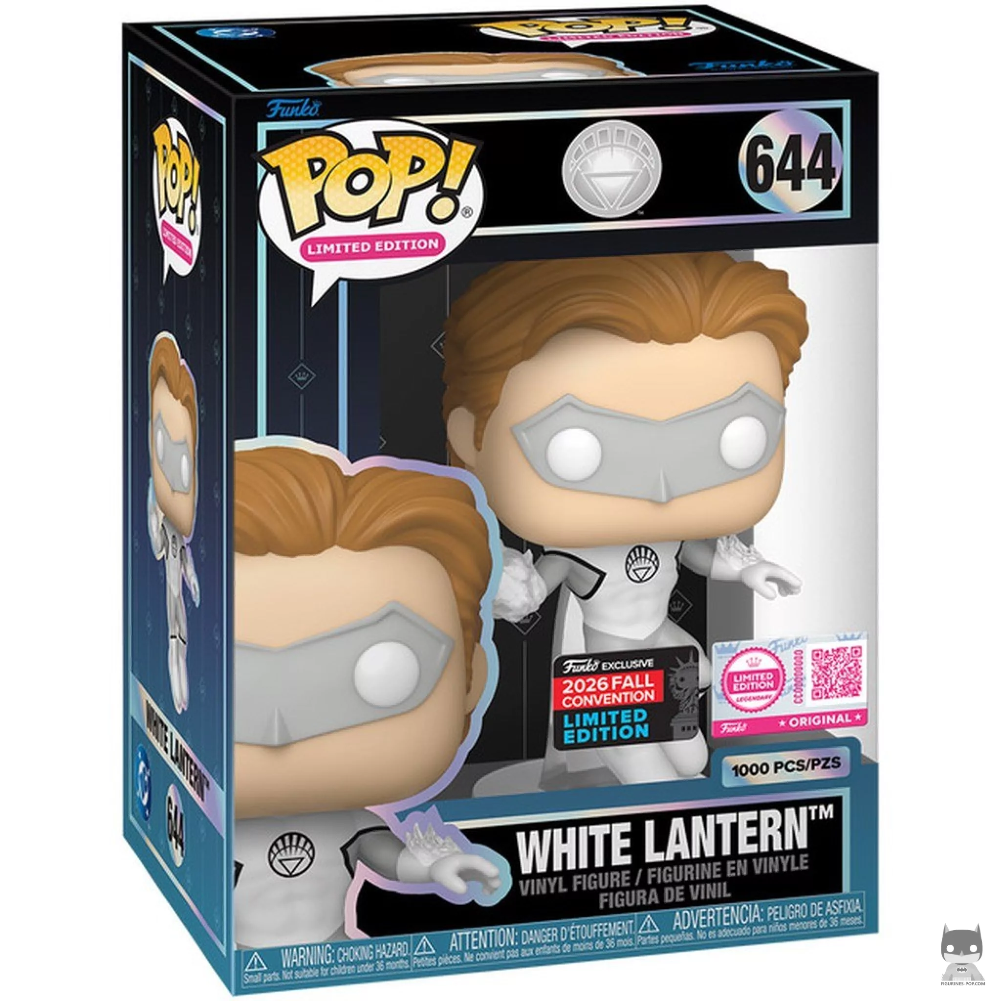 White Lantern Funko Pop! figure in its box