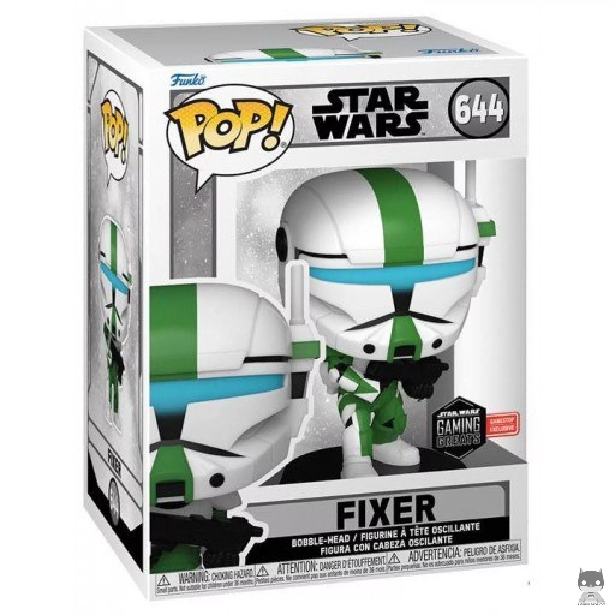 Fixer Funko Pop! figure in its box