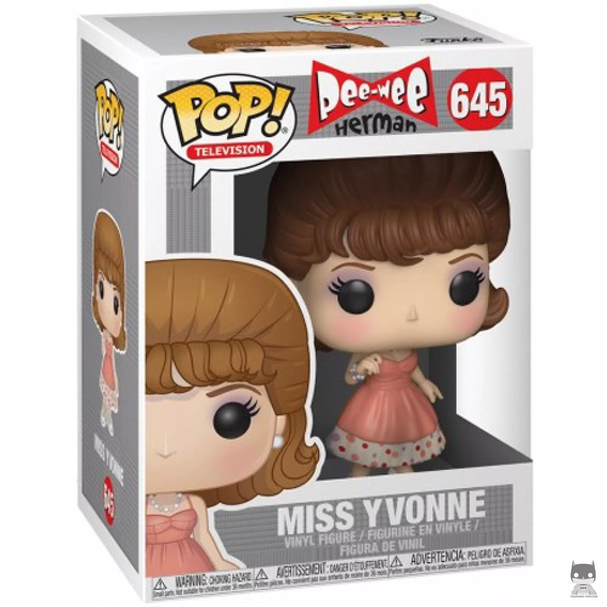 Miss Yvonne Funko Pop! figure in its box
