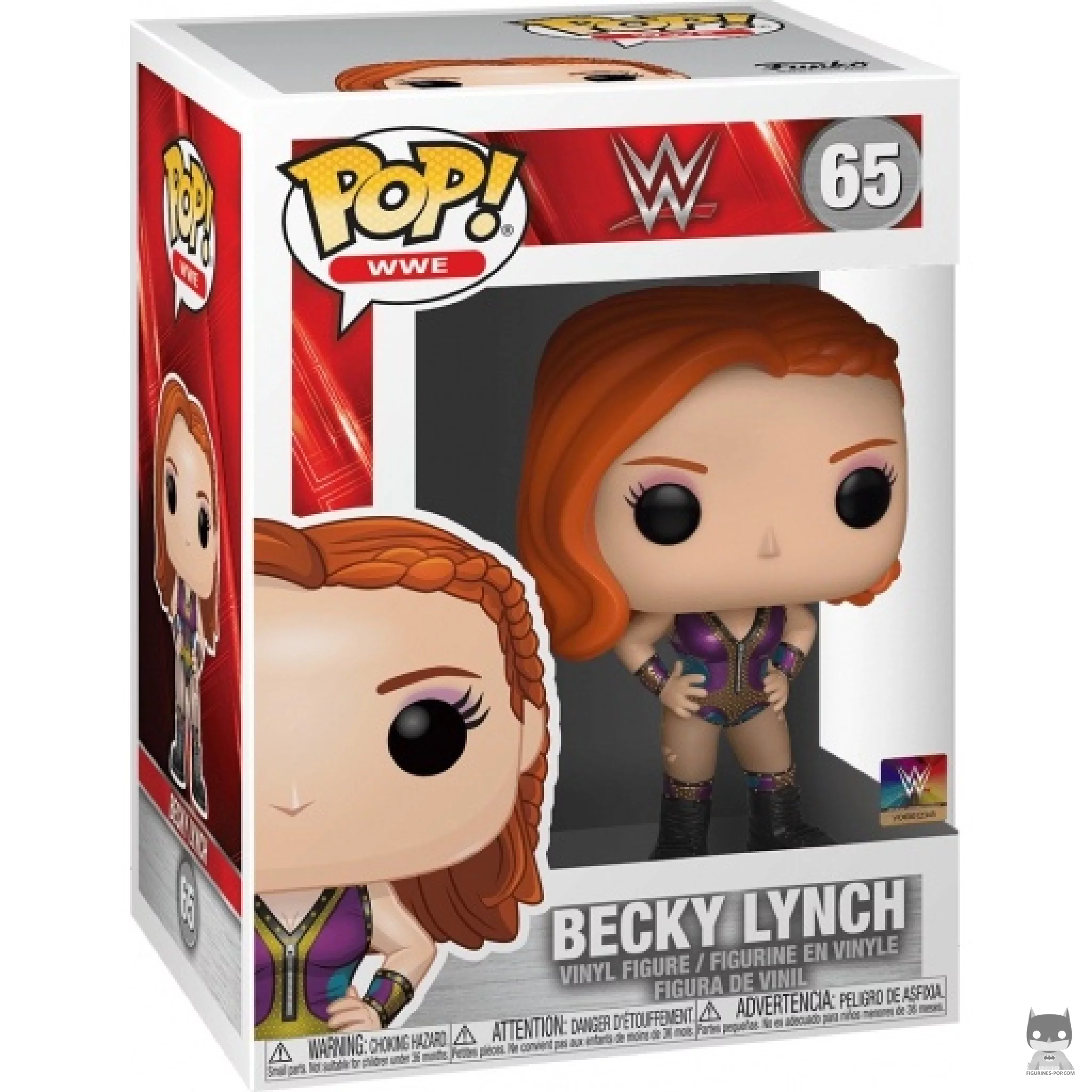 Becky Lynch Funko Pop! figure in its box