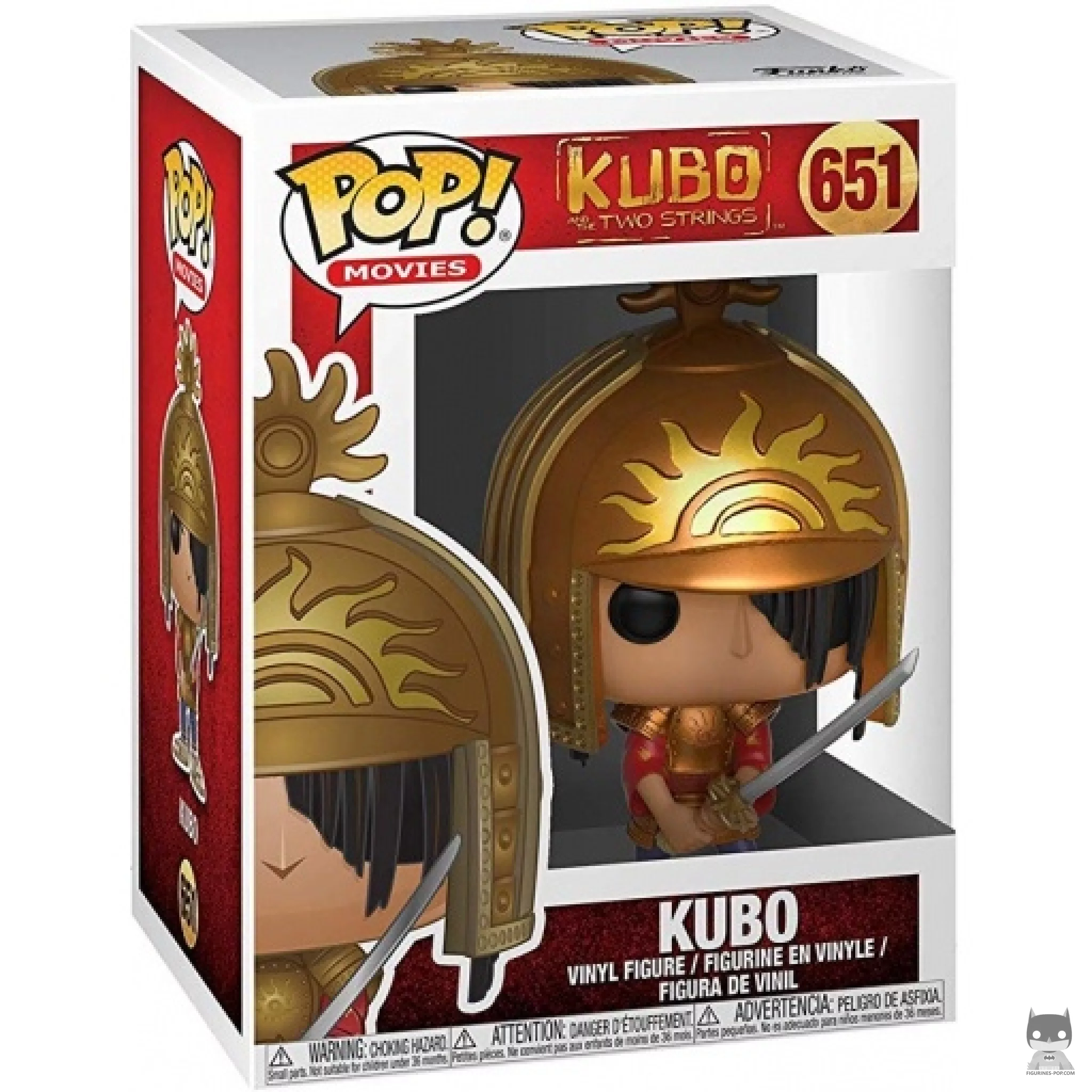 Kubo in Armor Funko Pop! figure in its box