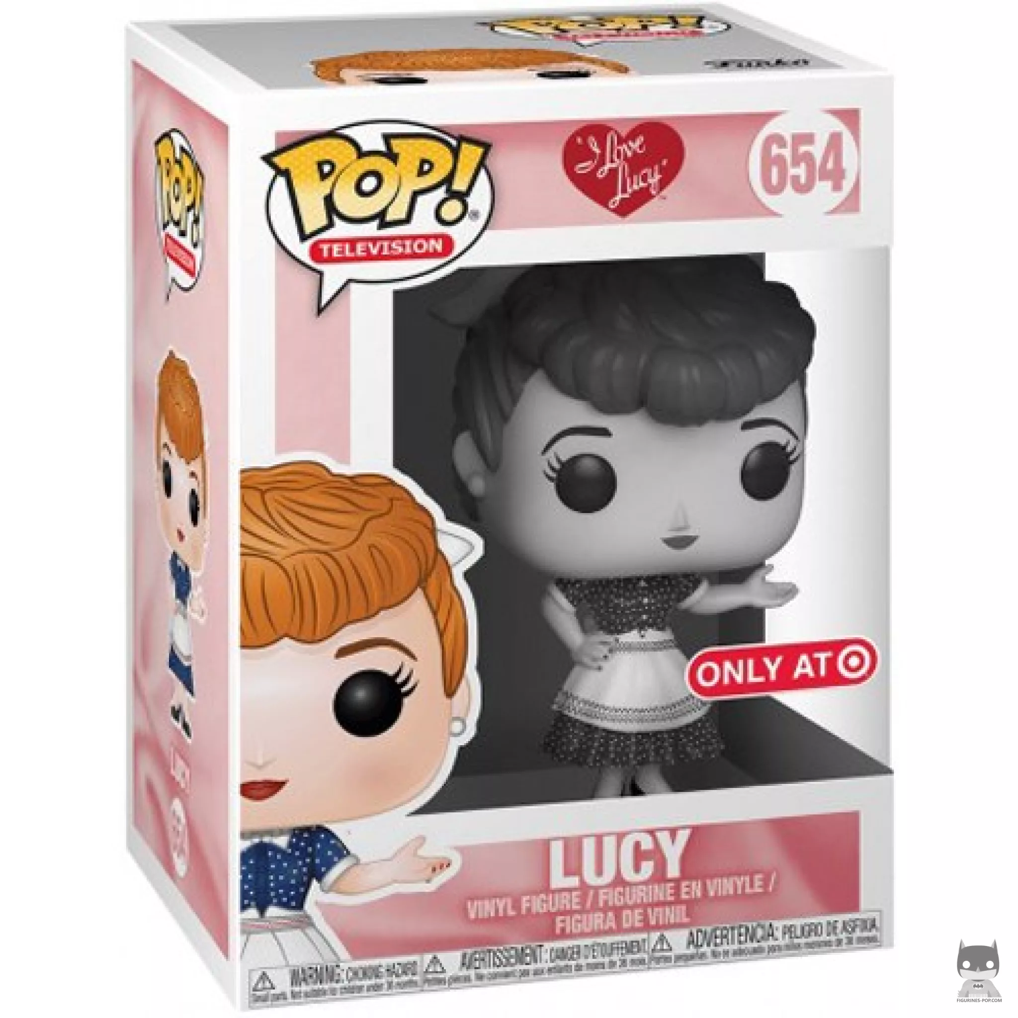 Lucy Ricardo (Black & White) Funko Pop! figure in its box
