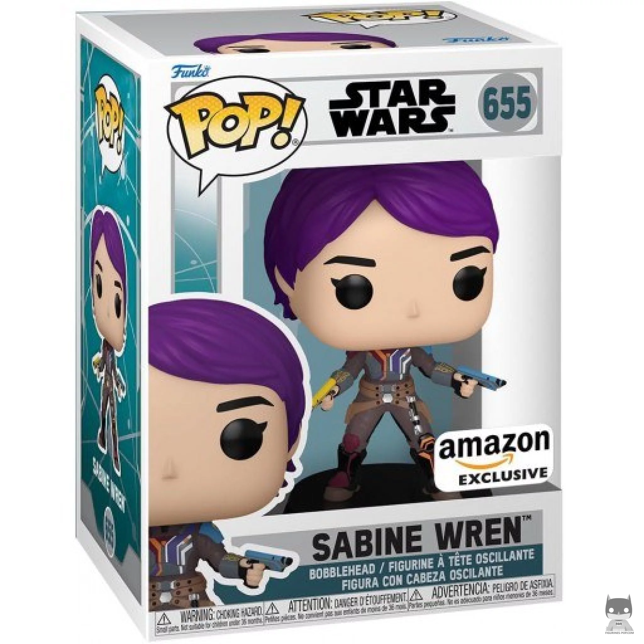 Sabine Wren Funko Pop! figure in its box
