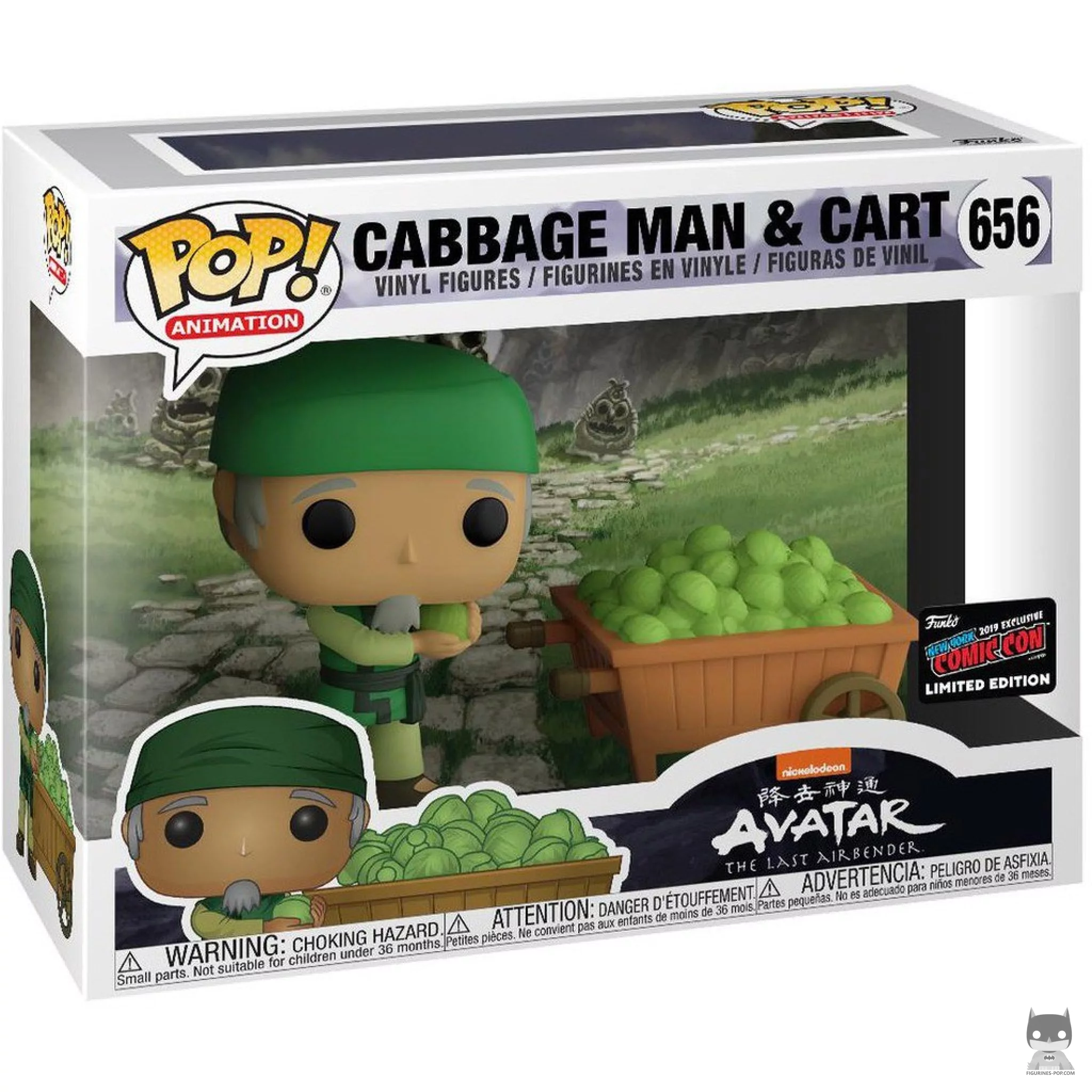 Cabbage Man & Cart Funko Pop! figure in its box