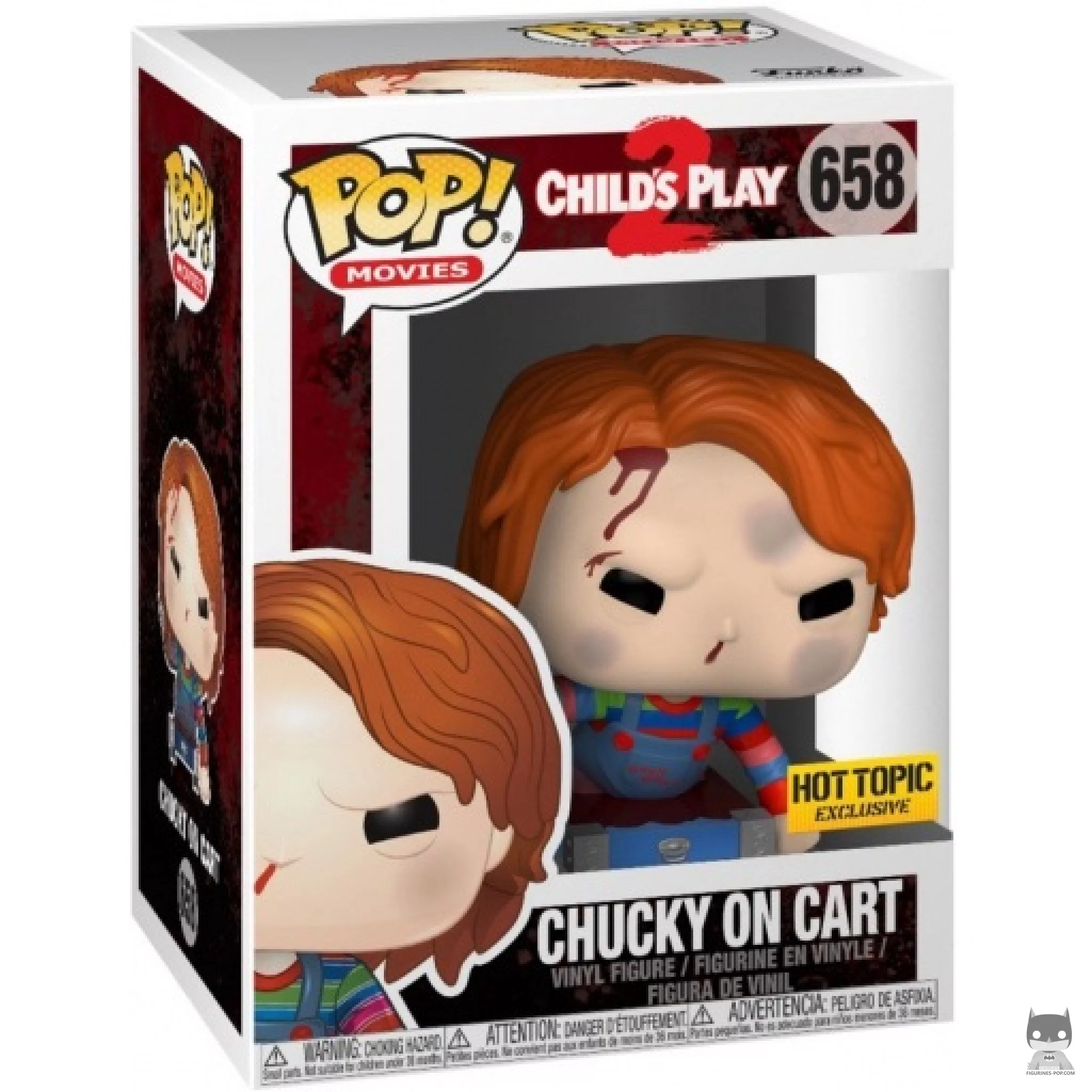 Chucky on cart Funko Pop! figure in its box