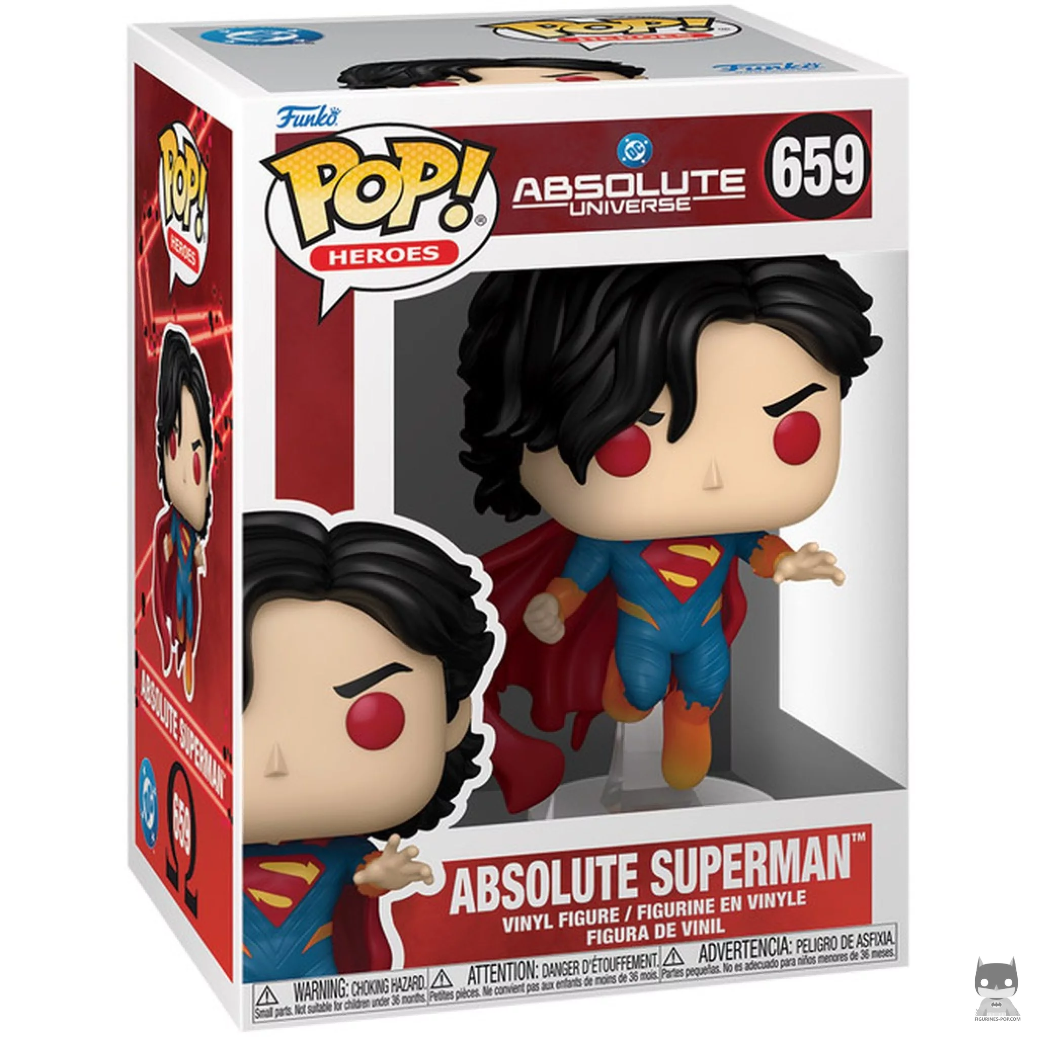Absolute Superman Funko Pop! figure in its box