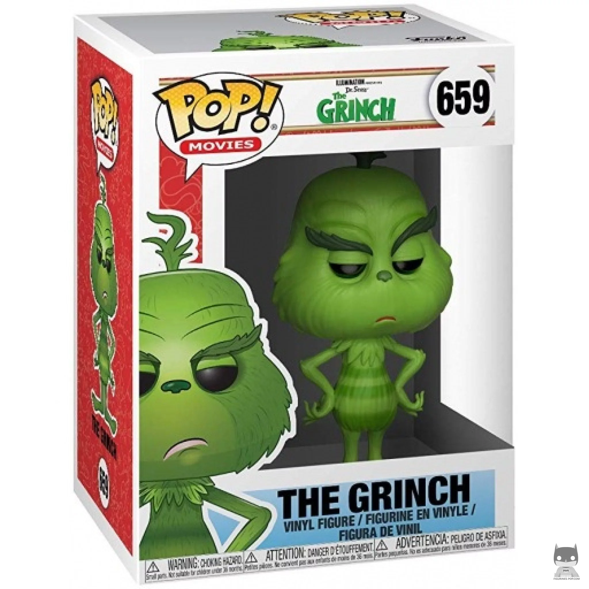 The Grinch Funko Pop! figure in its box