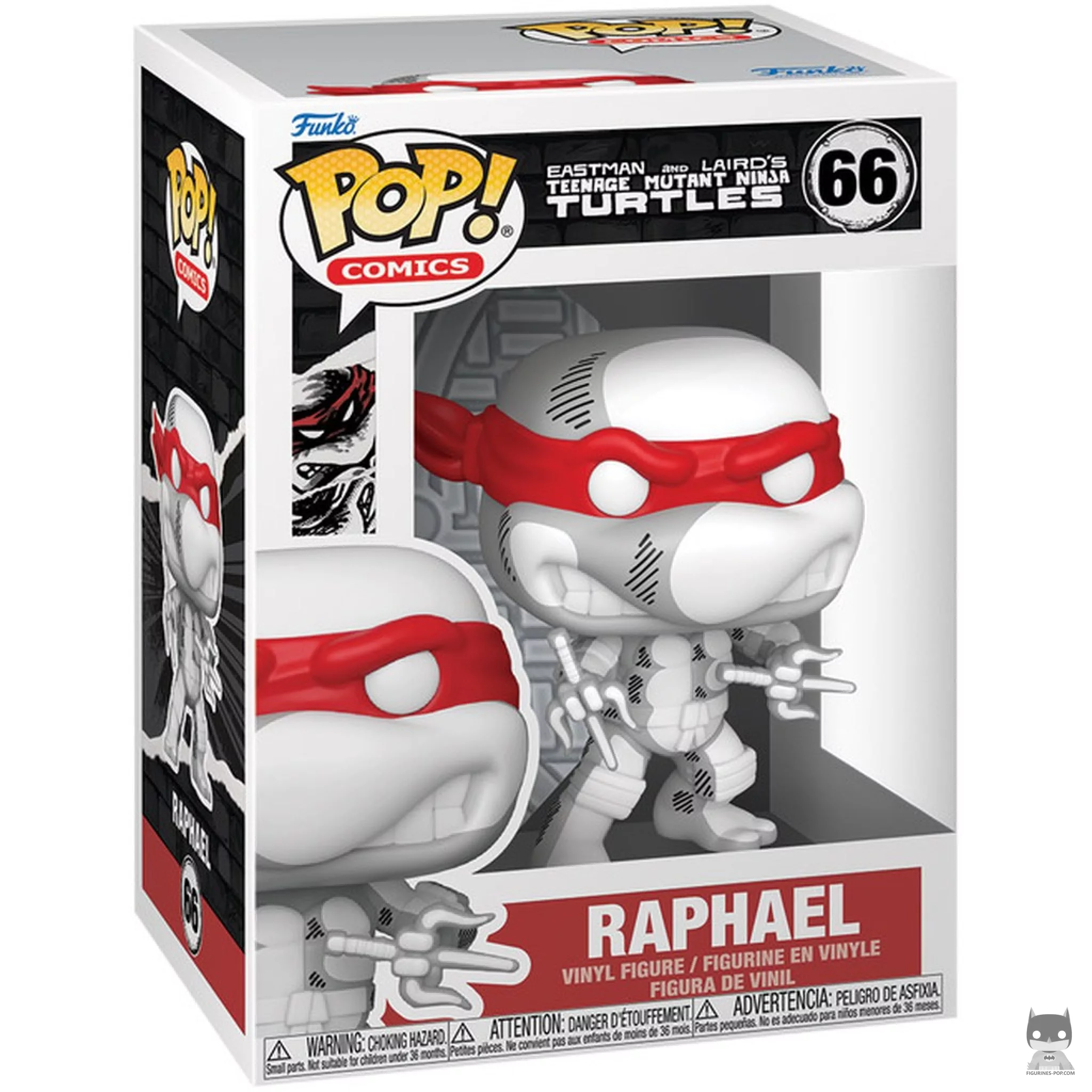 Raphael (Battle Damaged) (Comic Deco) Funko Pop! figure in its box