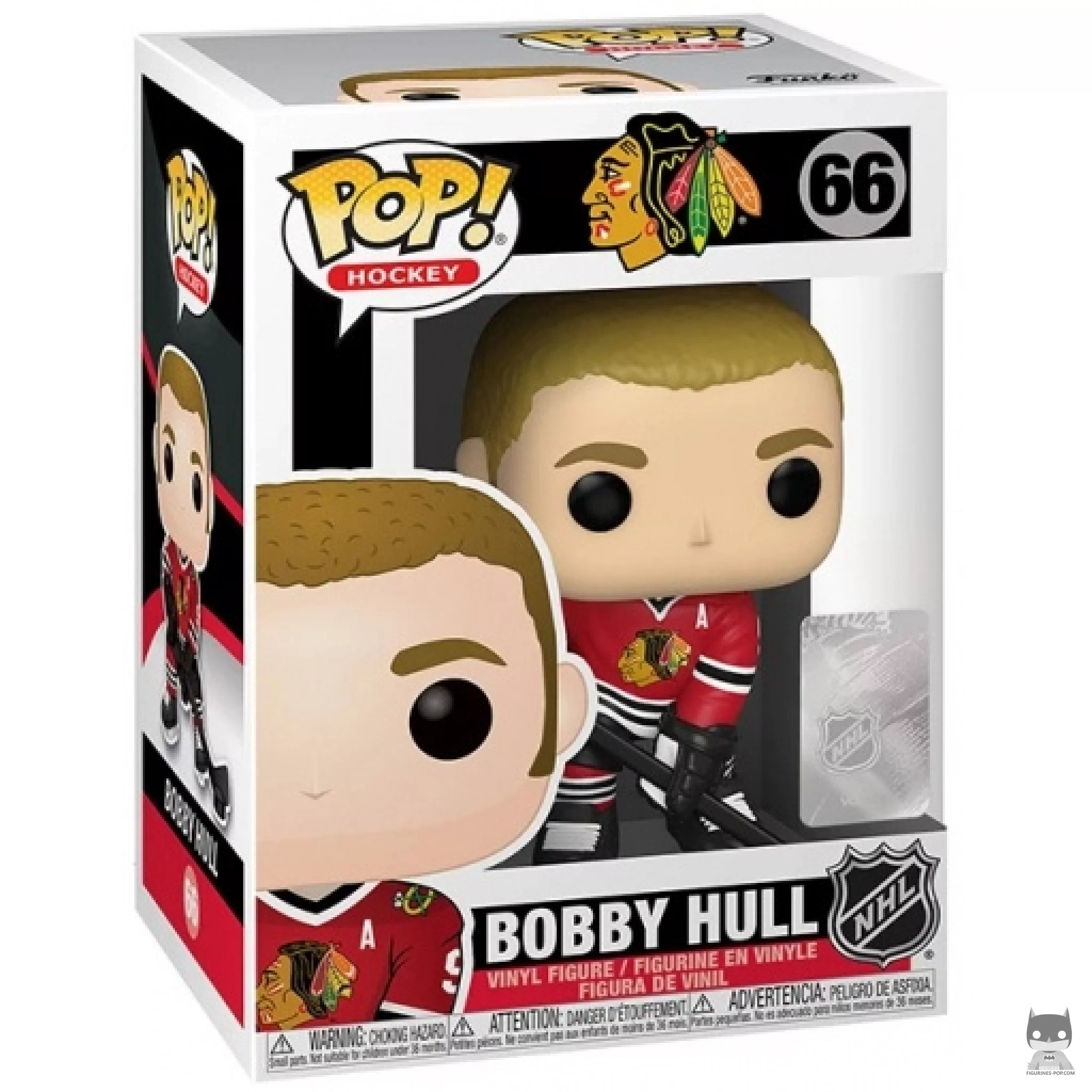 Bobby Hull Funko Pop! figure in its box