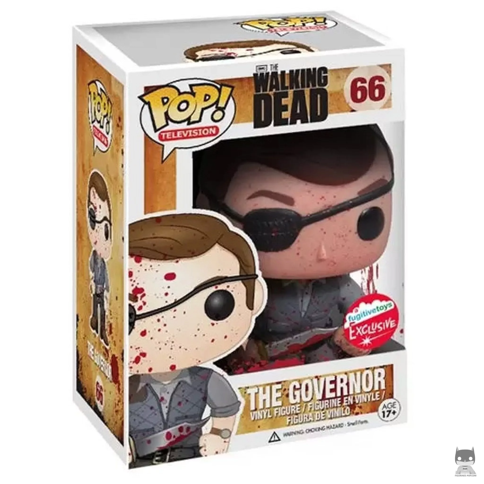 The Governor (Bloody) Funko Pop! figure in its box