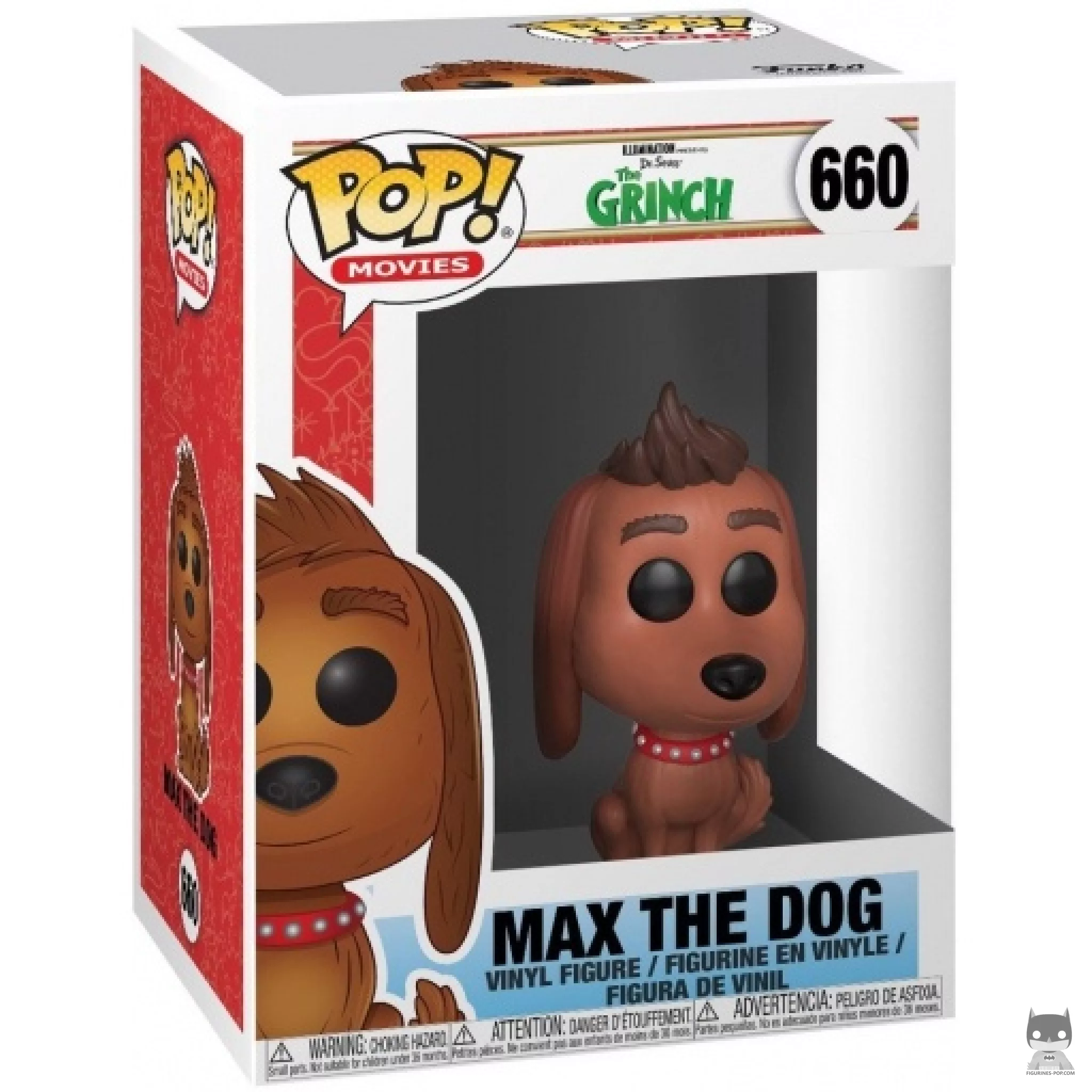 Max the Dog Funko Pop! figure in its box