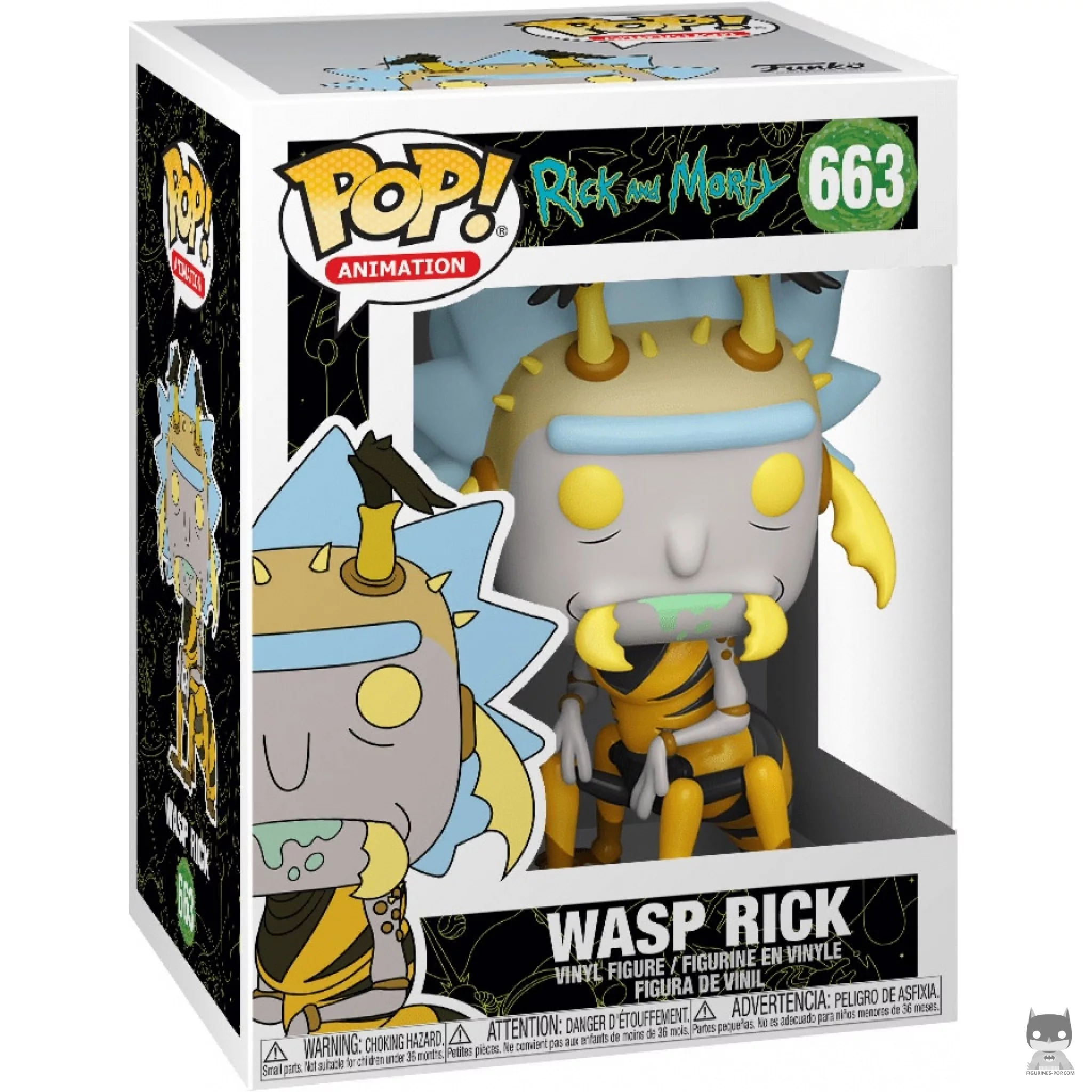 Wasp Rick Funko Pop! figure in its box