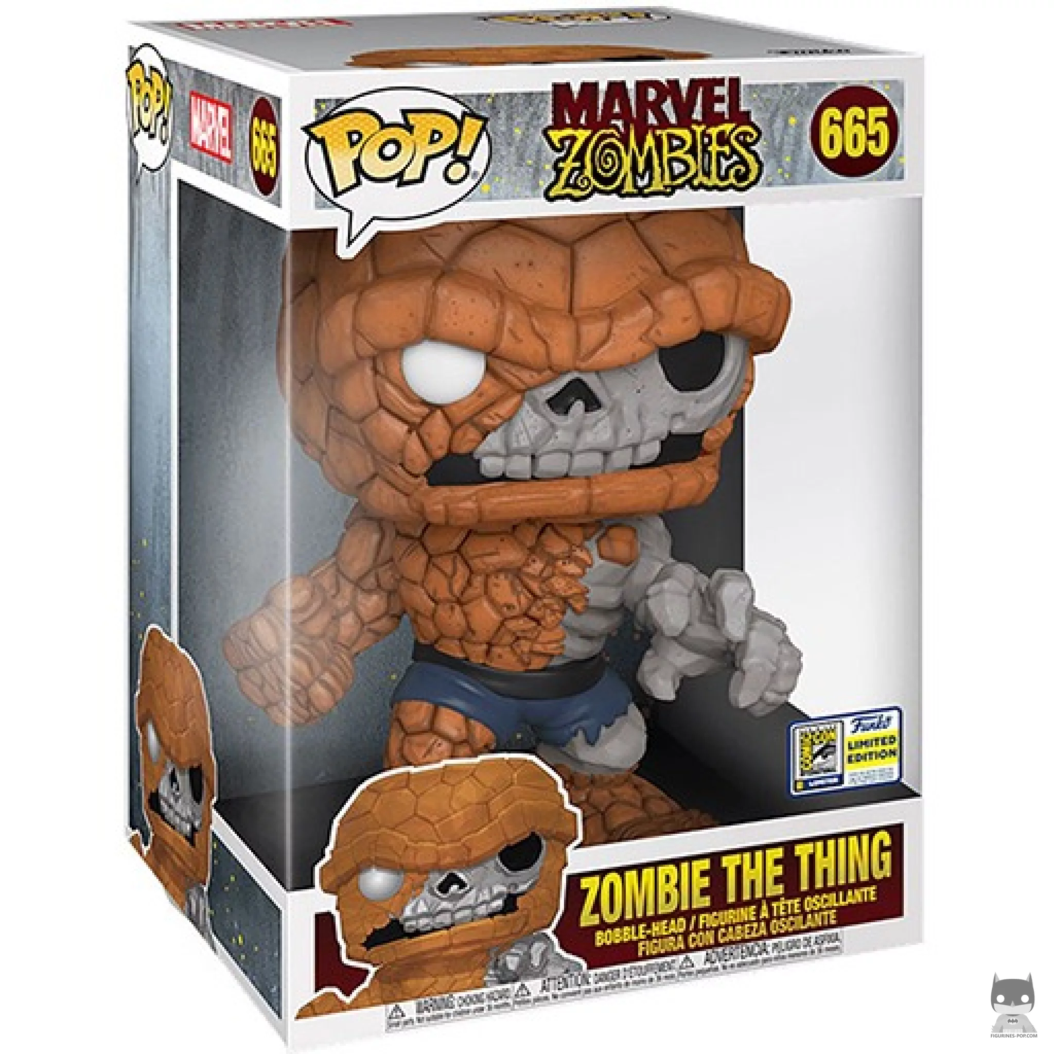 Zombie the Thing (Supersized) Funko Pop! figure in its box