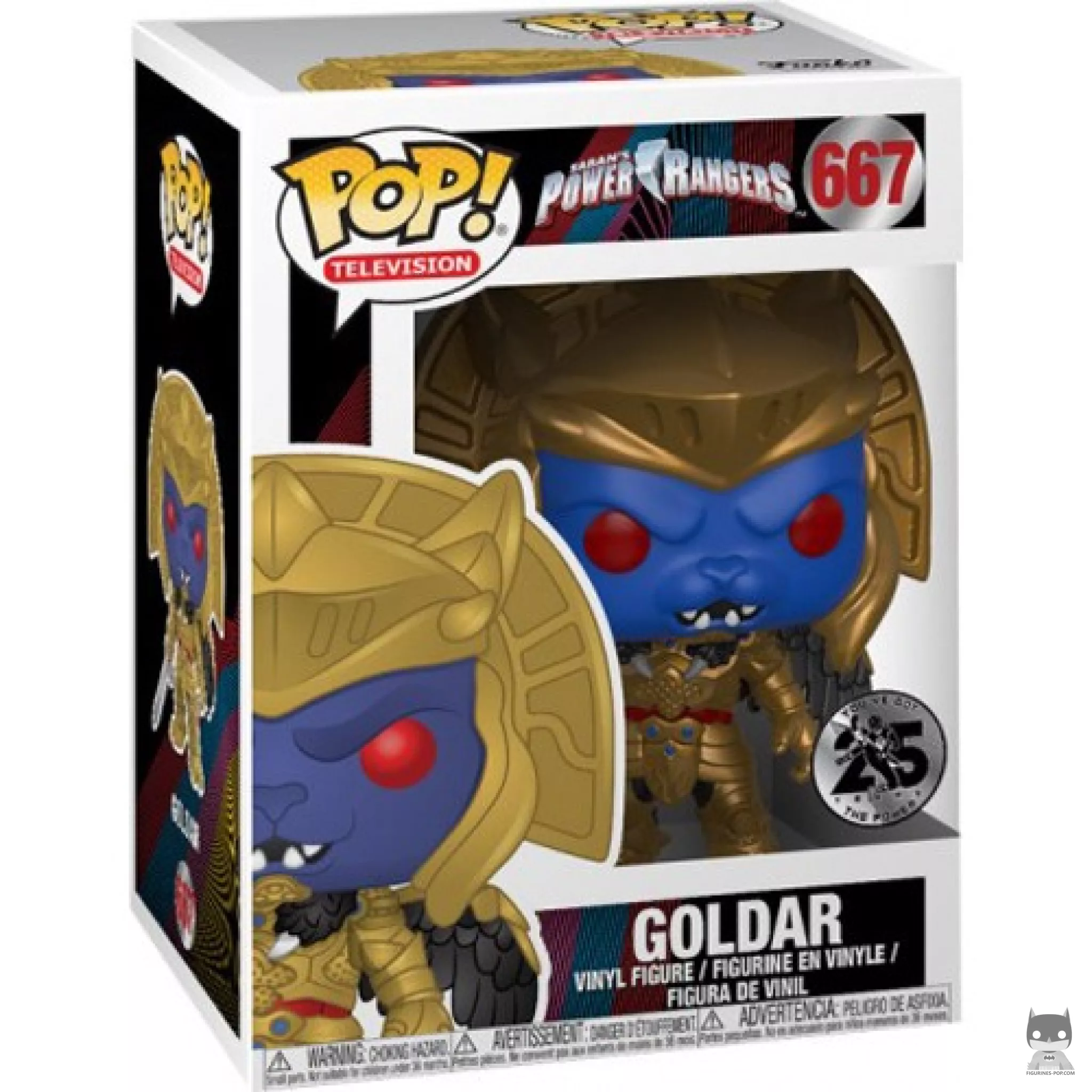 Goldar Funko Pop! figure in its box