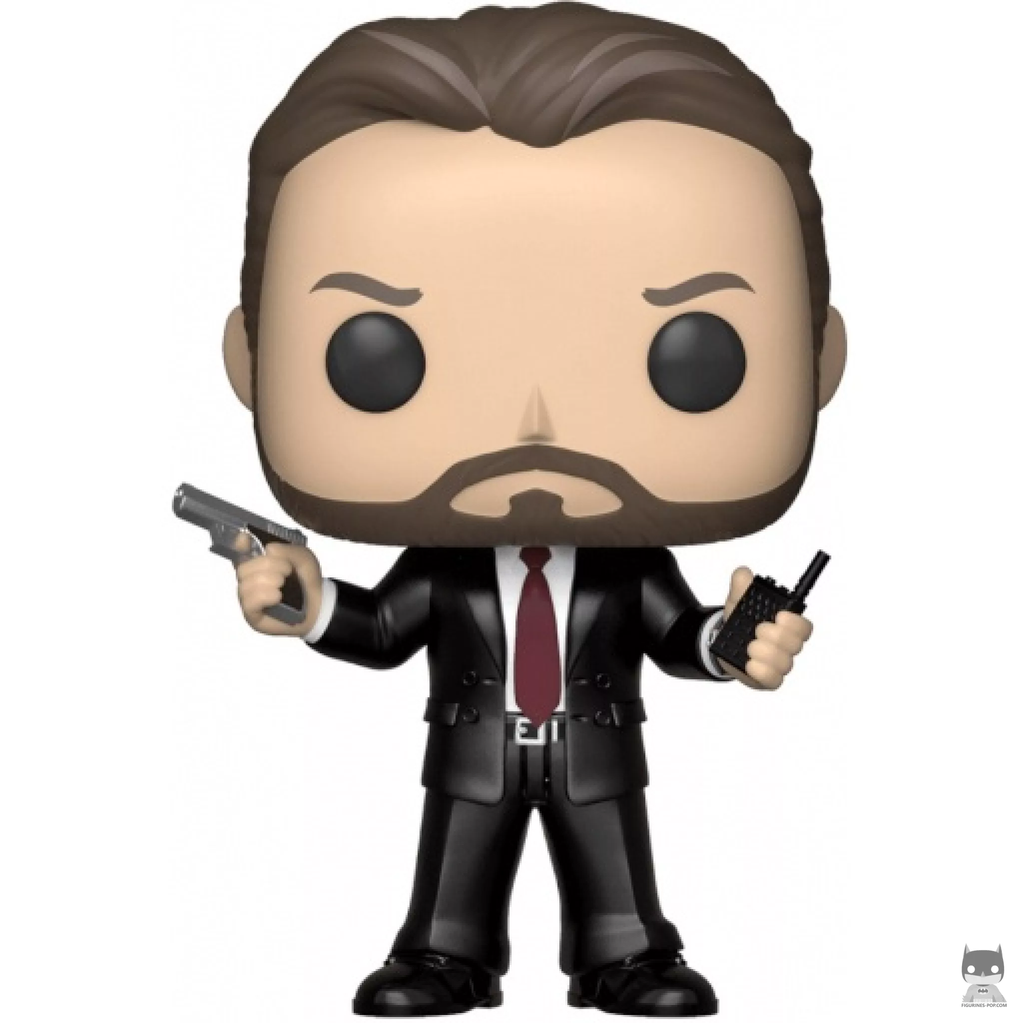 Hans Gruber with Gun Funko Pop! figure (Die Hard)