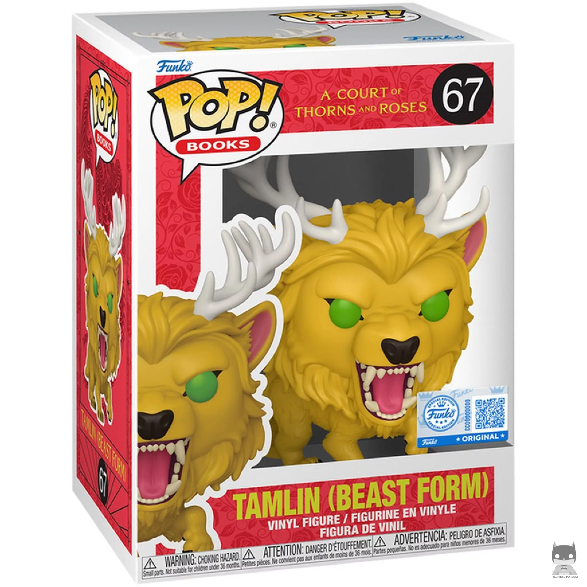 Tamlin (Beast Form) Funko Pop! figure in its box