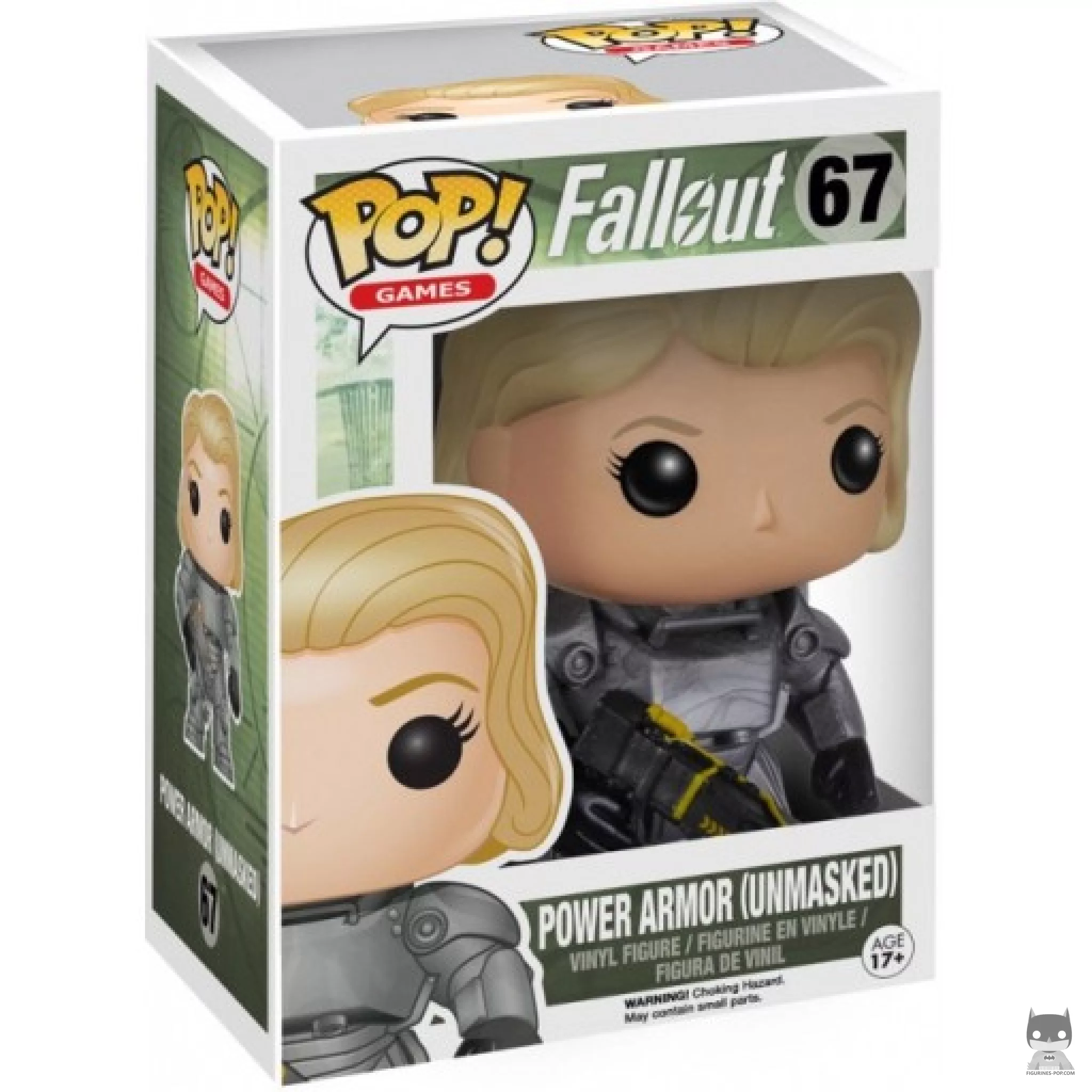 Power Armor (Female) (Unmasked) Funko Pop! figure in its box