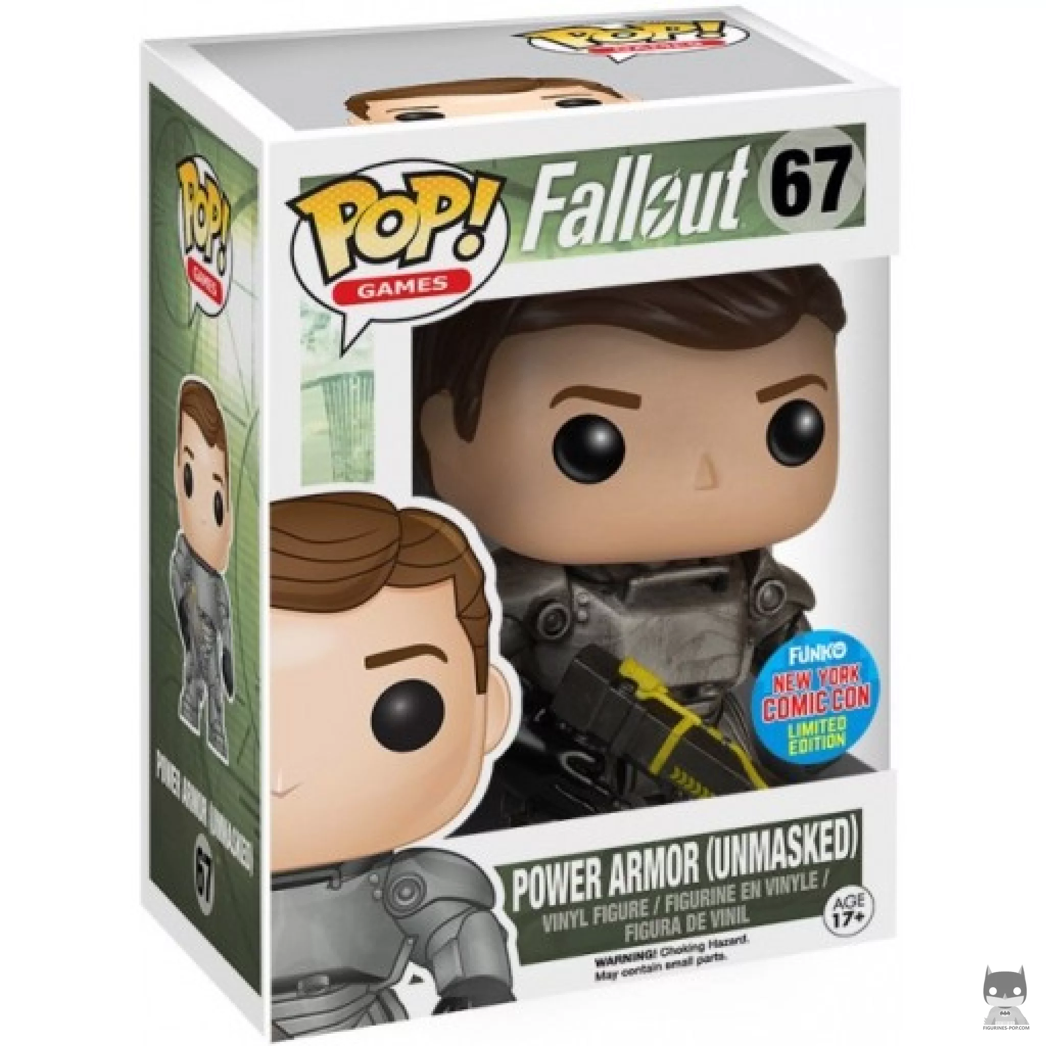 Power Armor (Unmasked) Funko Pop! figure in its box