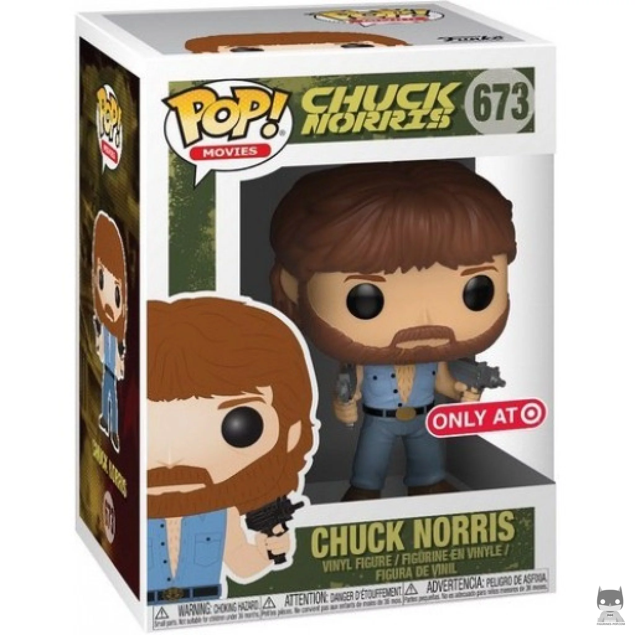 Chuck Norris (Uzis) Funko Pop! figure in its box