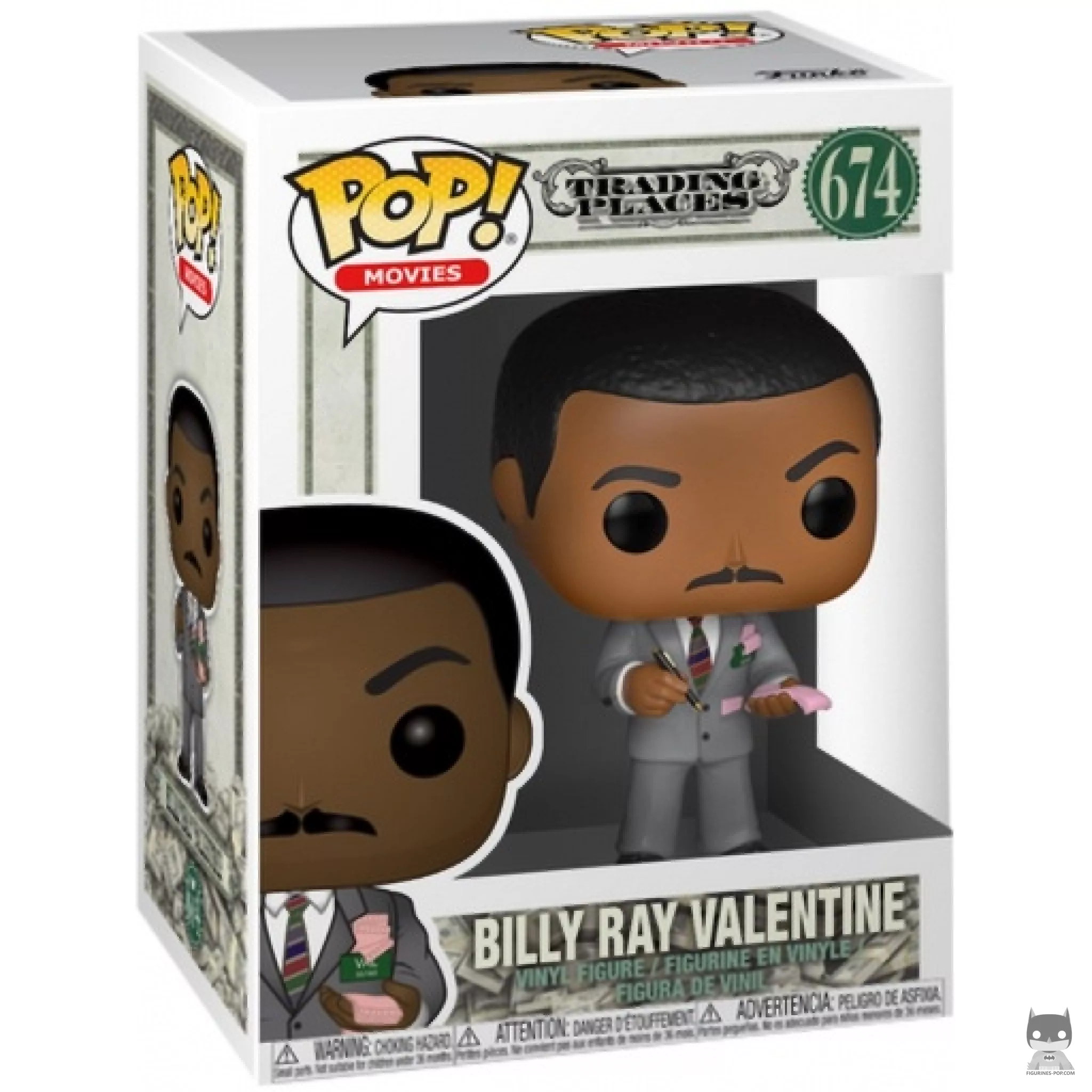 Billy Ray Valentine Funko Pop! figure in its box