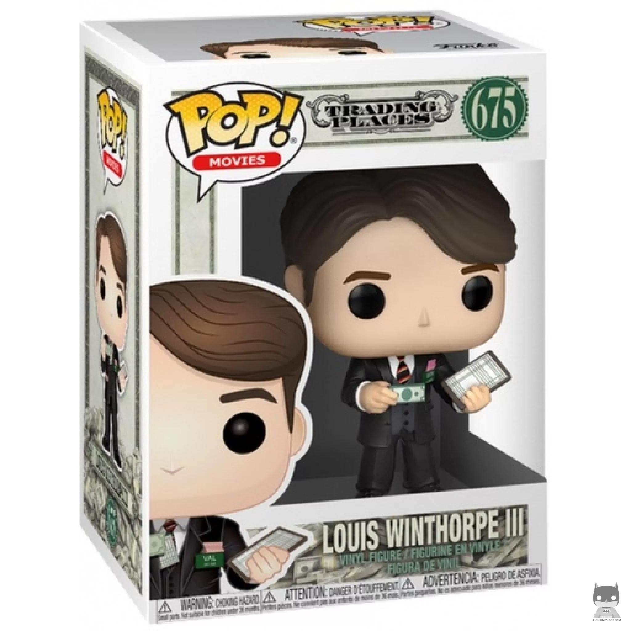 Louis Winthorpe III Funko Pop! figure in its box