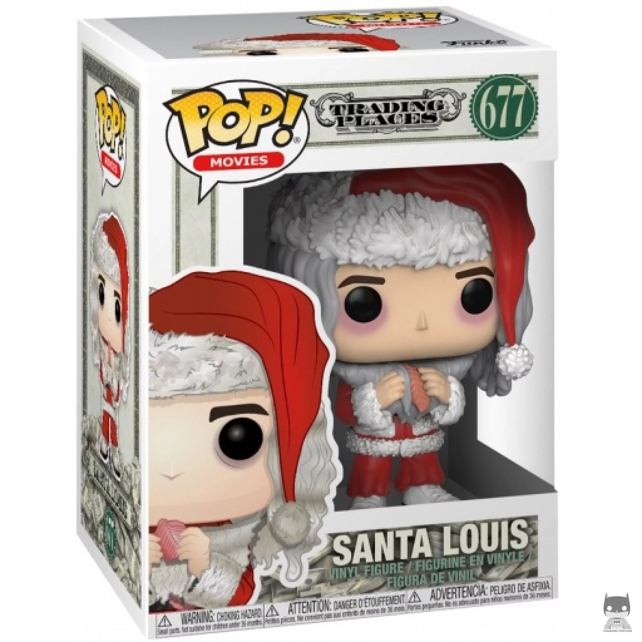 Santa Louis Funko Pop! figure in its box