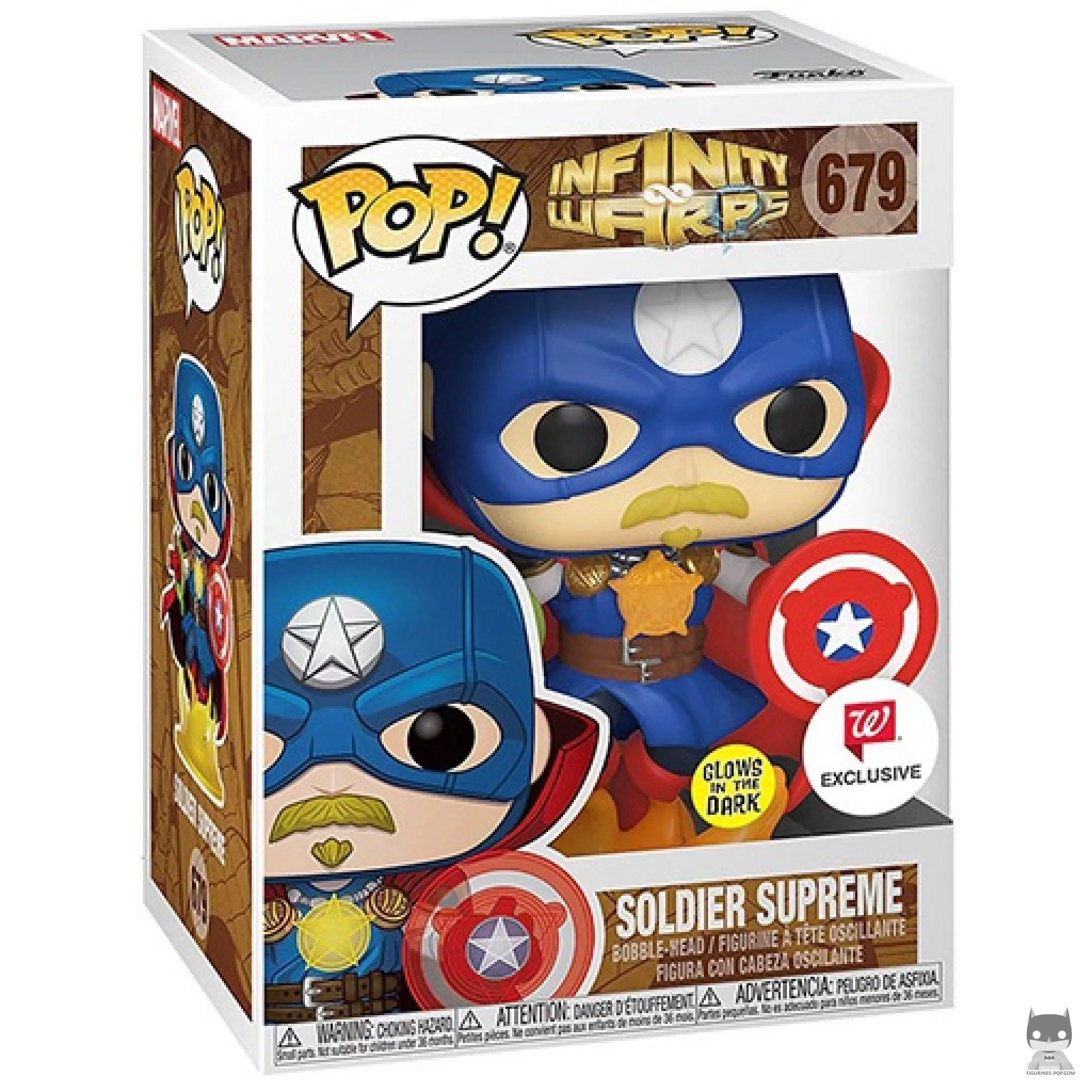 Soldier Supreme Funko Pop! figure in its box