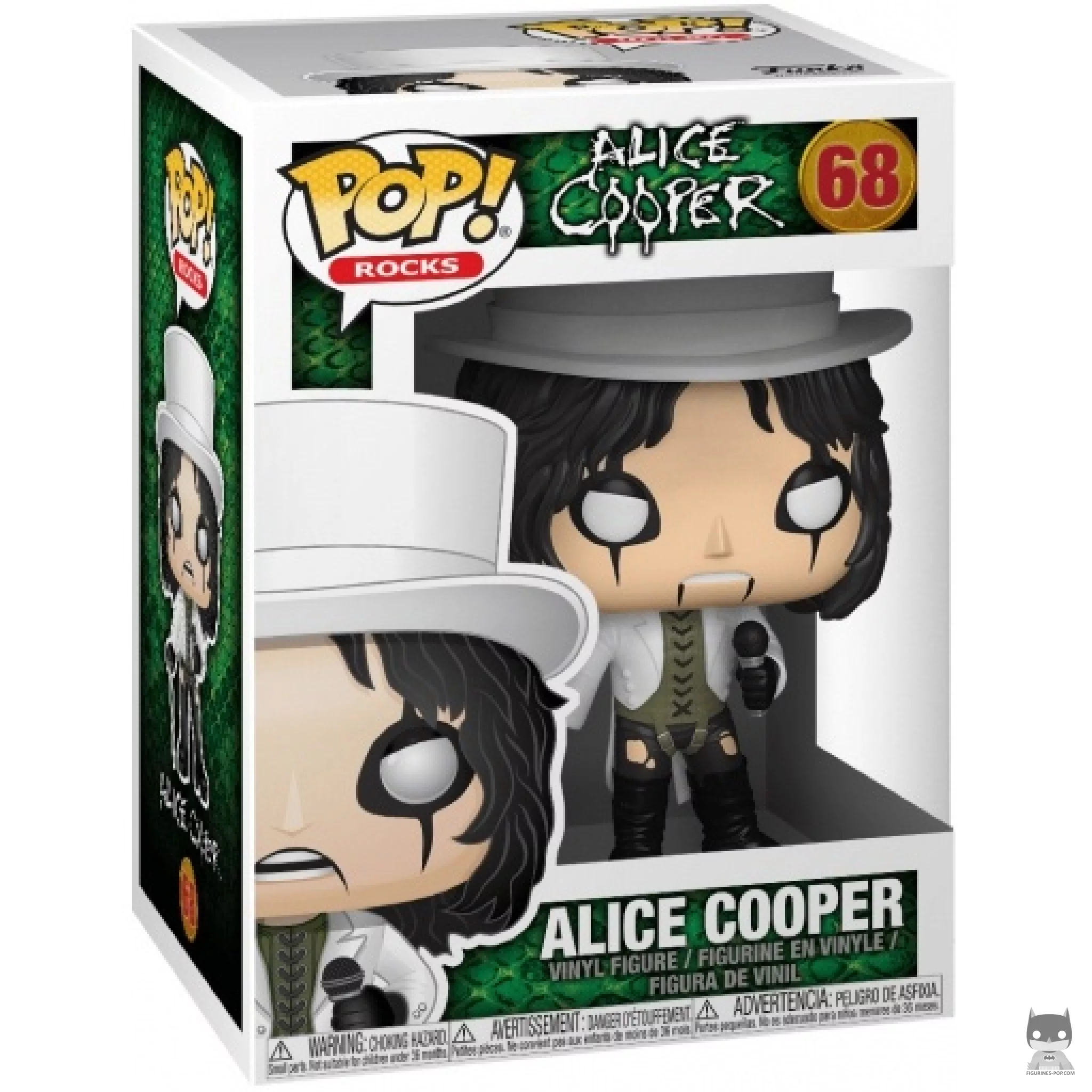 Alice Cooper Funko Pop! figure in its box