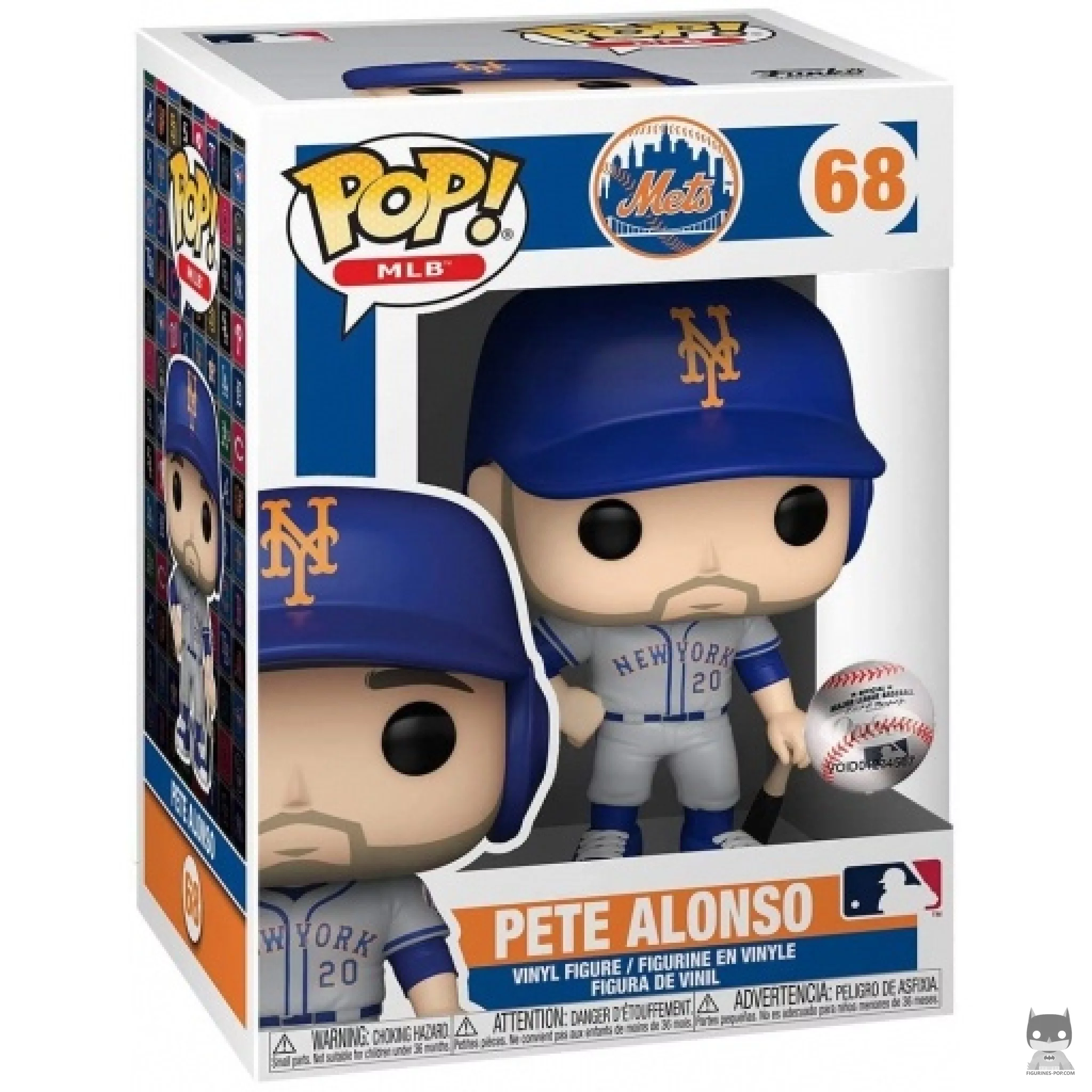 Pete Alonso Funko Pop! figure in its box