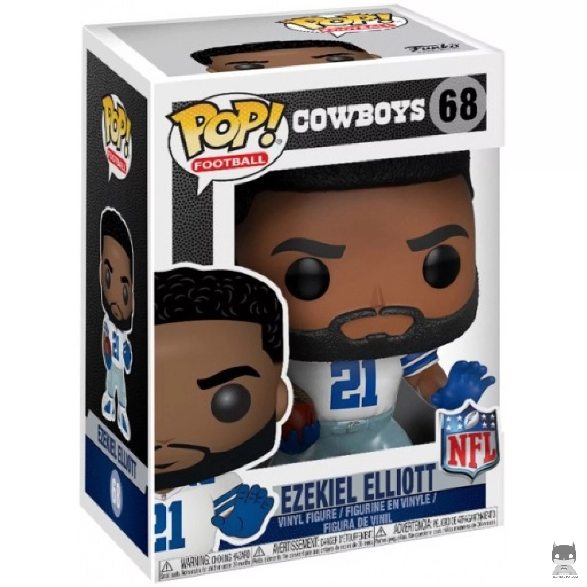 Ezekiel Elliott (Cowboys Home) Funko Pop! figure in its box