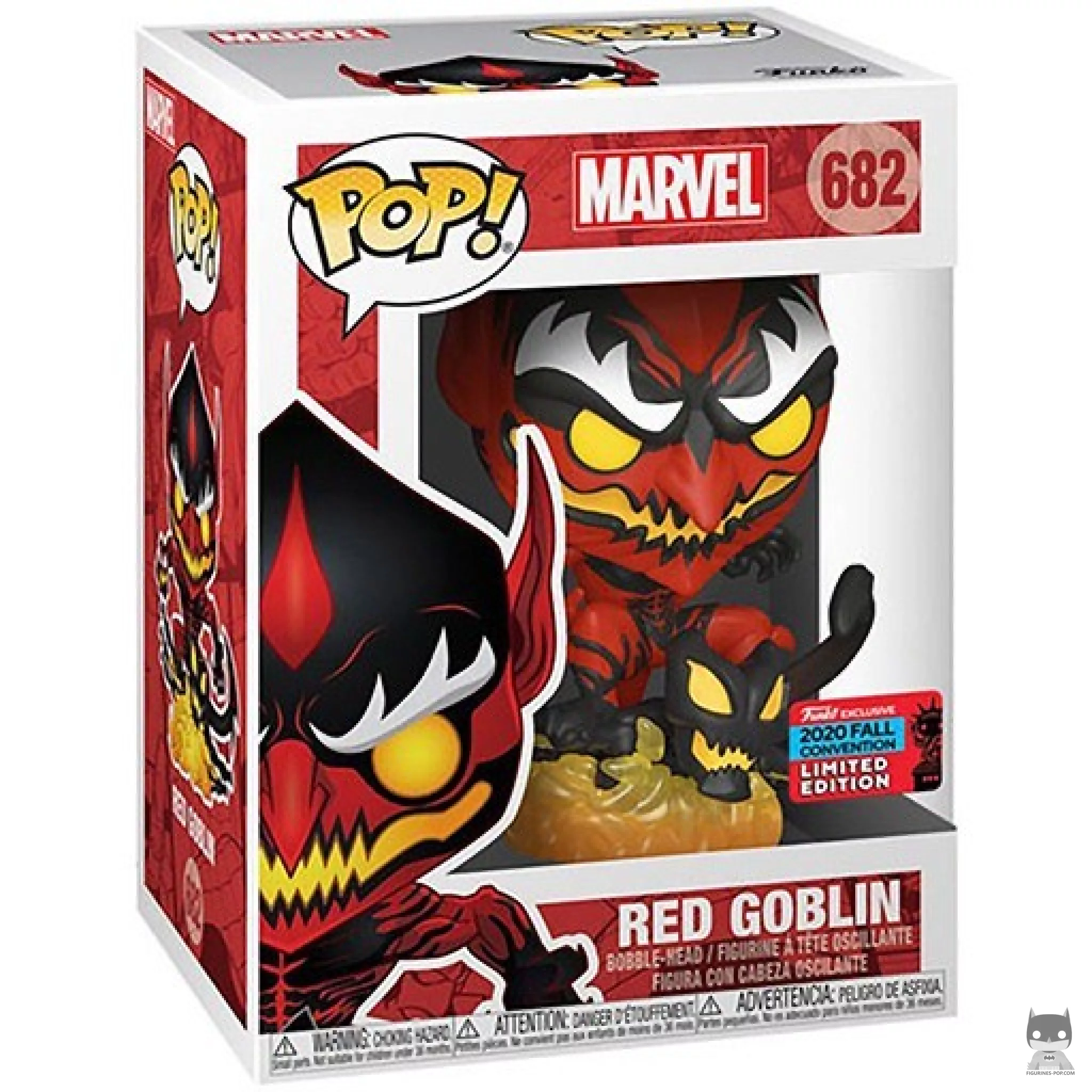 Red Goblin Funko Pop! figure in its box