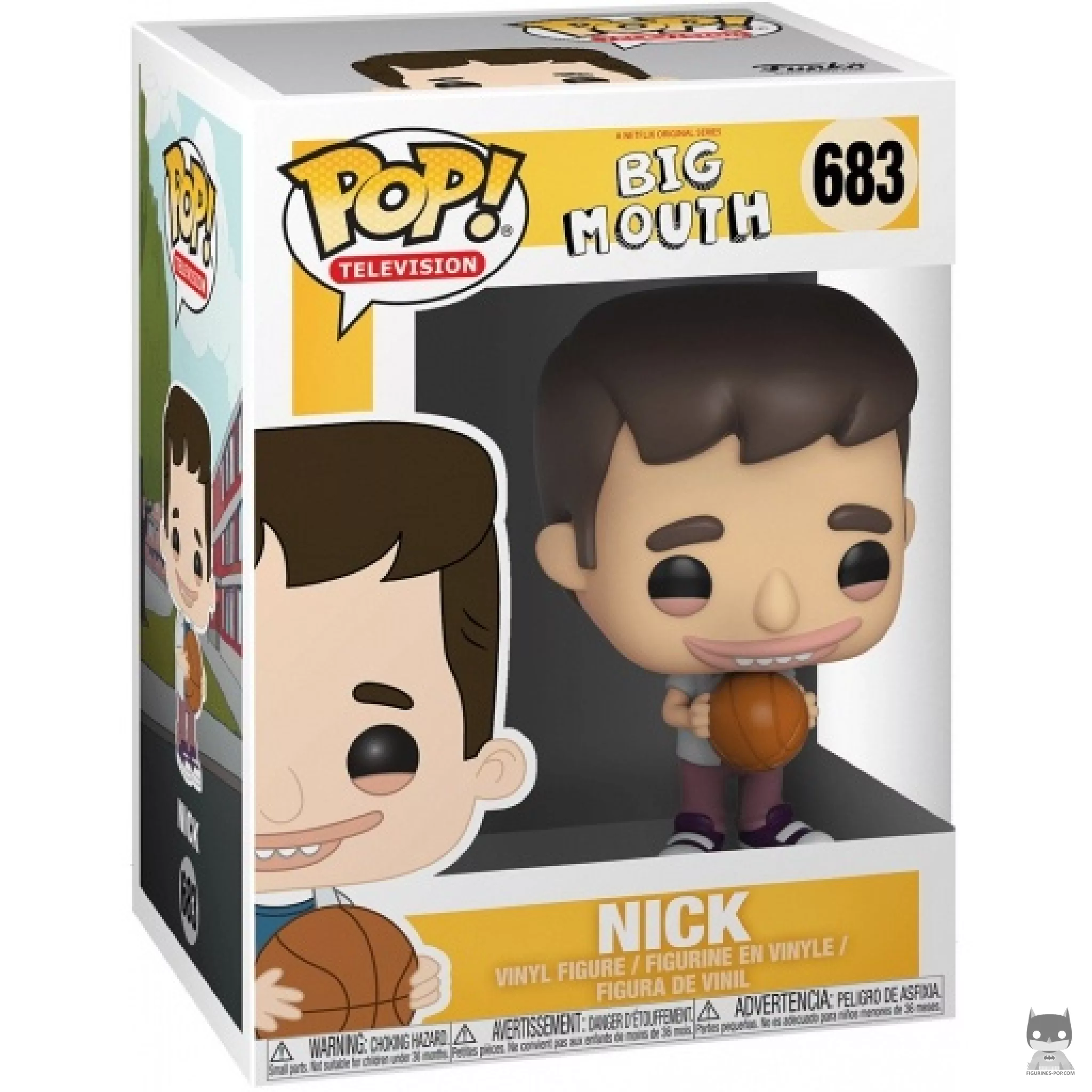 Nick Funko Pop! figure in its box