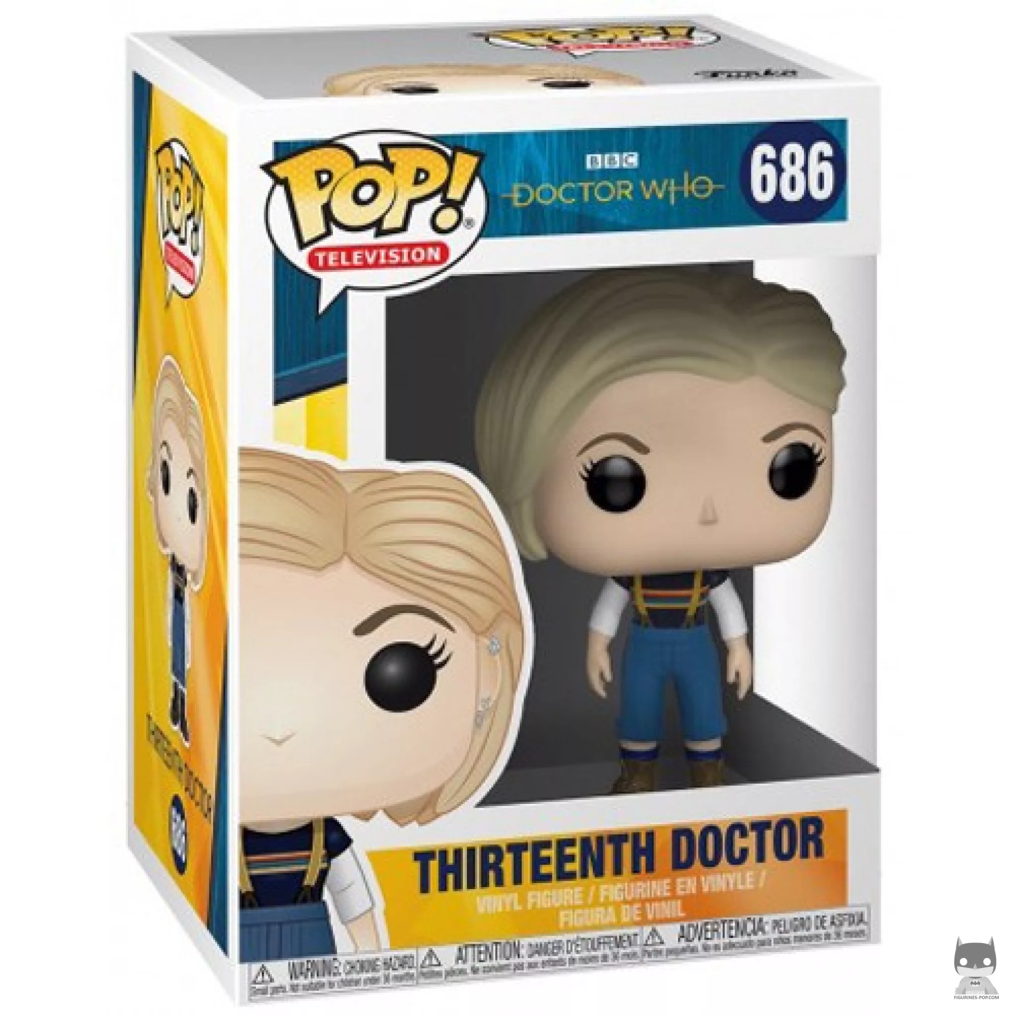 13th Doctor Funko Pop! figure in its box