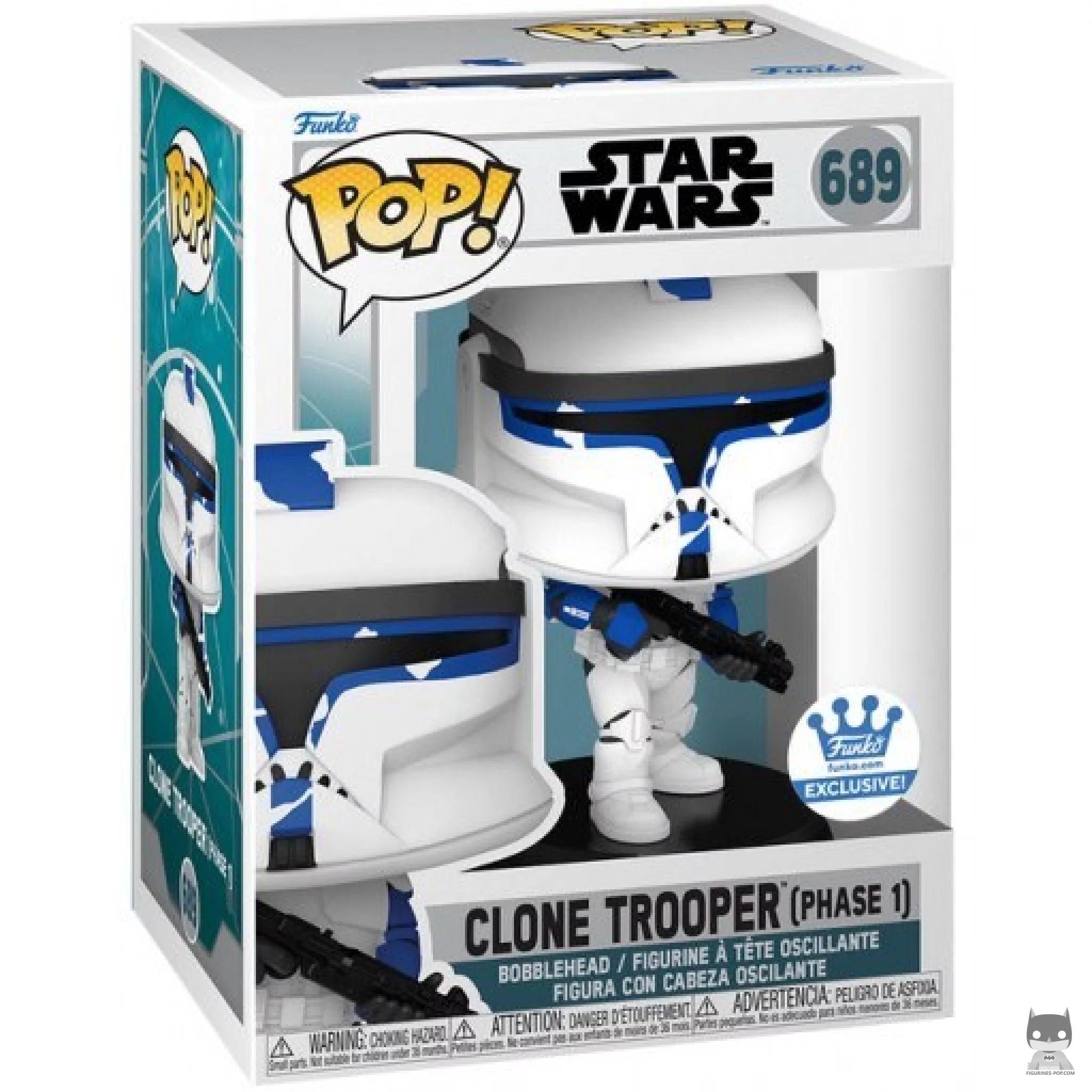 Clone Trooper (Phase 1) Funko Pop! figure in its box