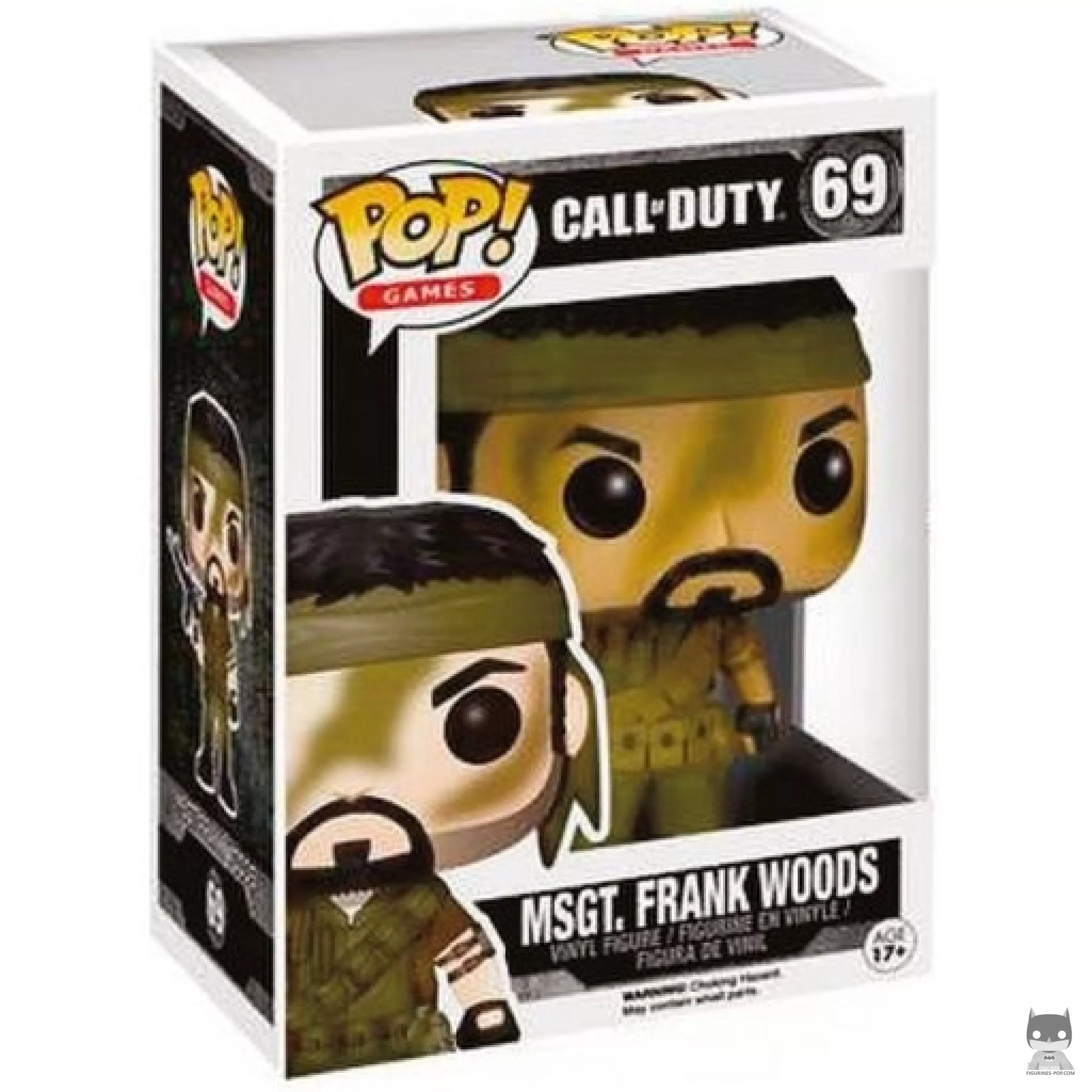 MSGT Frank Woods Funko Pop! figure in its box