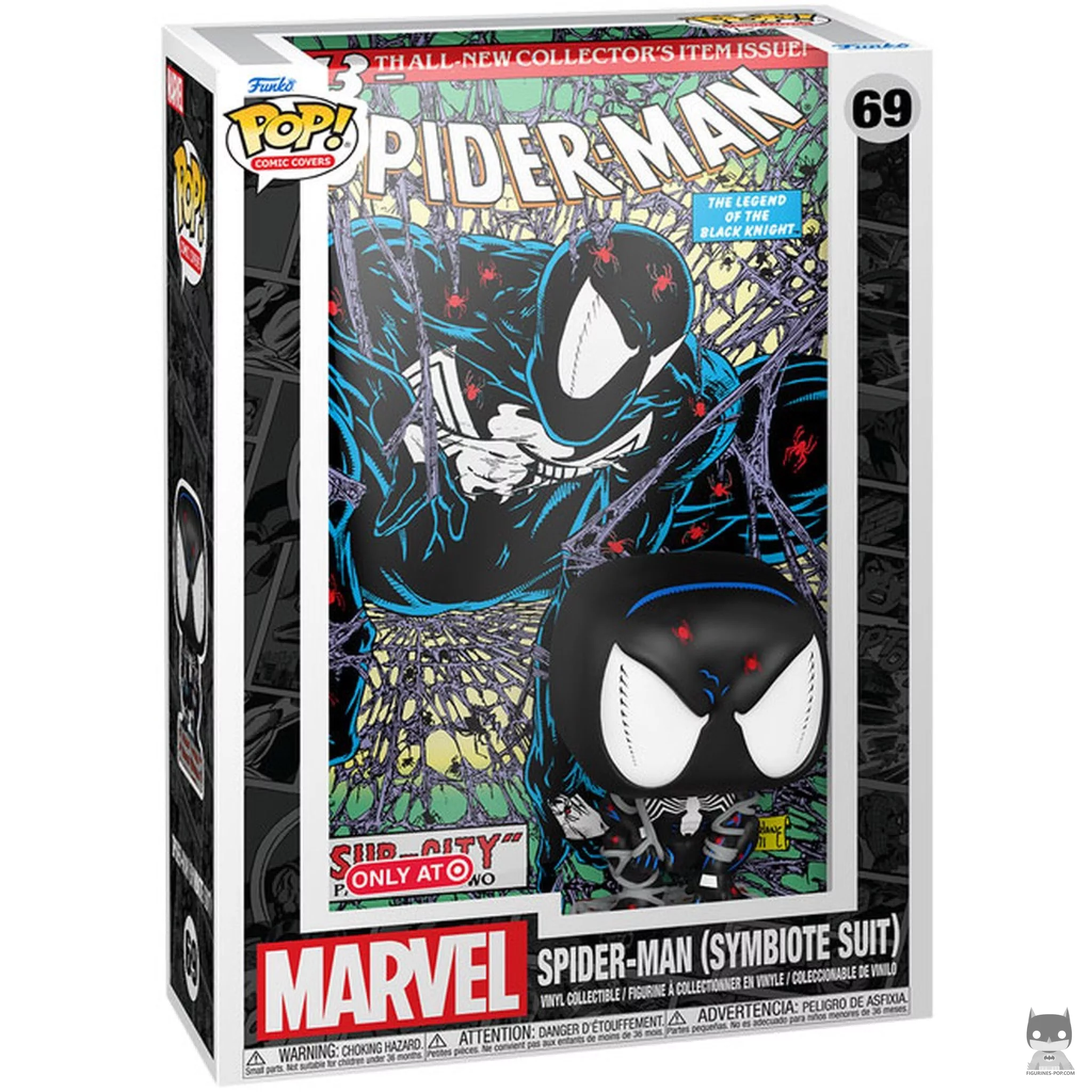 Spider-Man (Symbiote Suit) Funko Pop! figure in its box