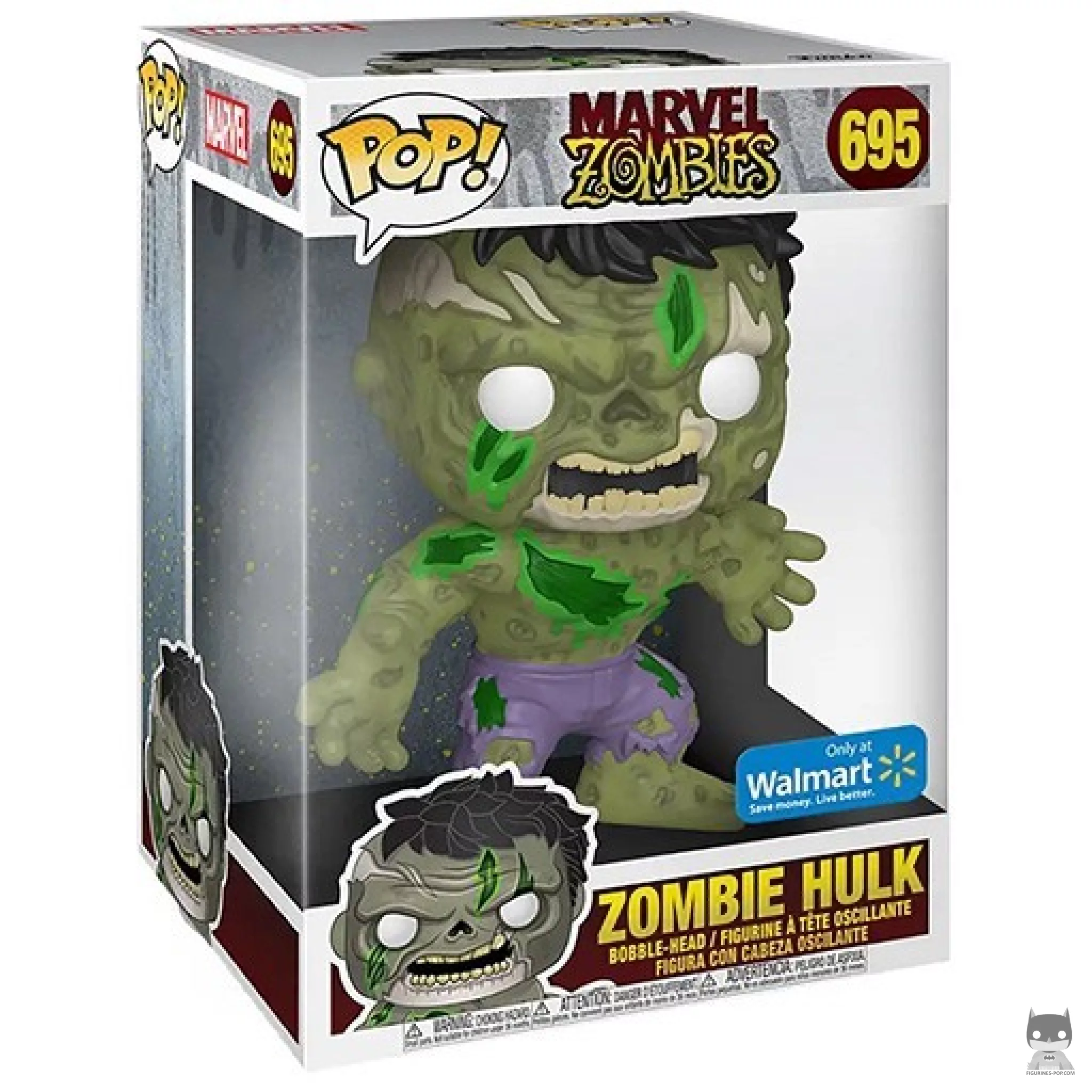 Zombie Hulk (Supersized) Funko Pop! figure in its box