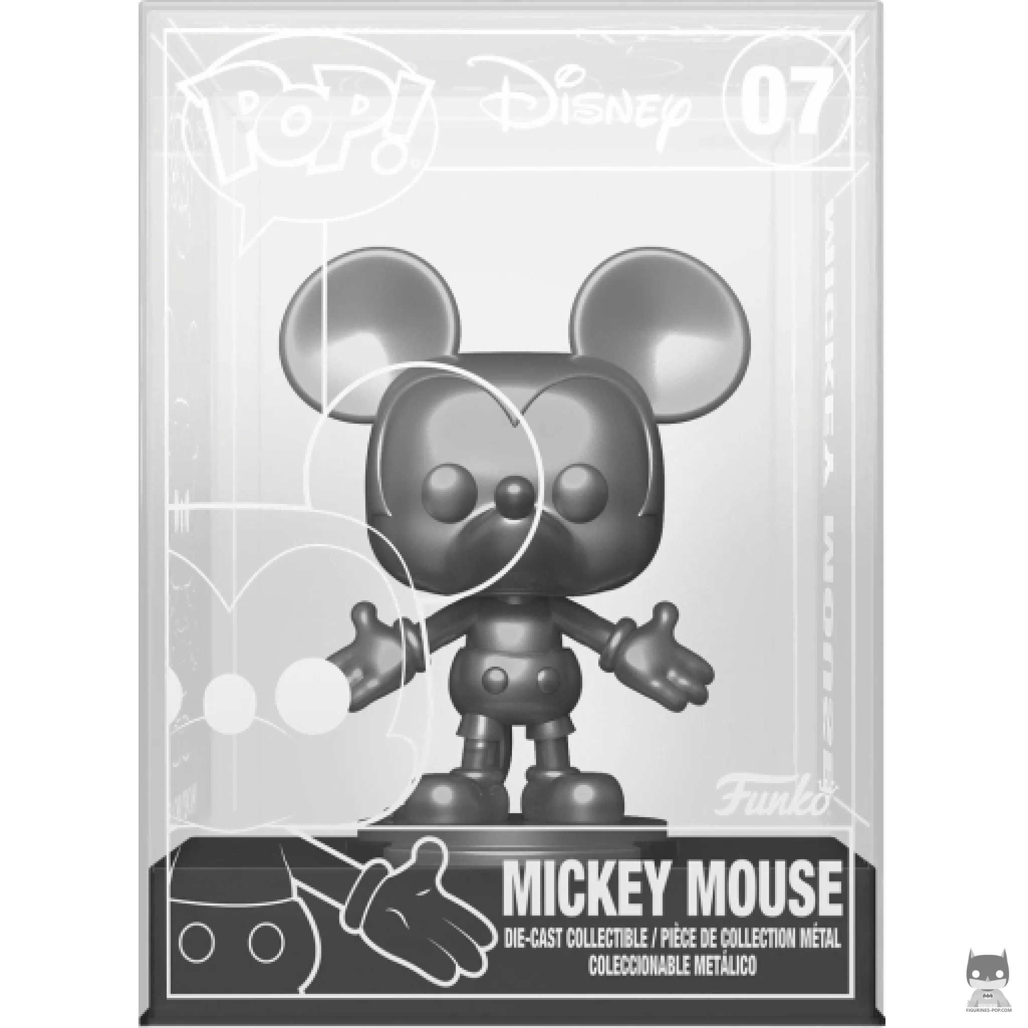 Mickey Mouse (Chase & Metallic) Funko Pop! figure in its box