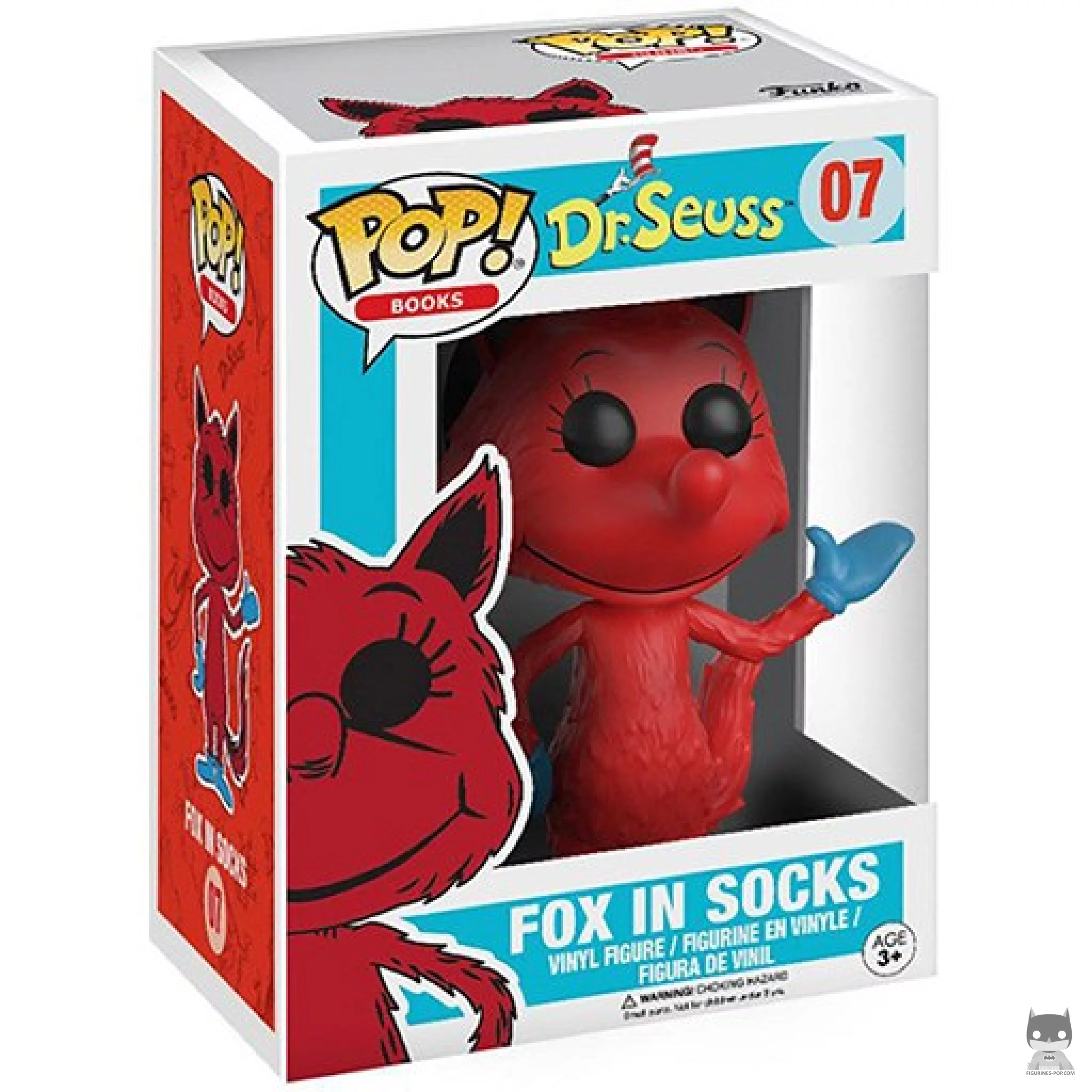Fox in Socks Funko Pop! figure in its box