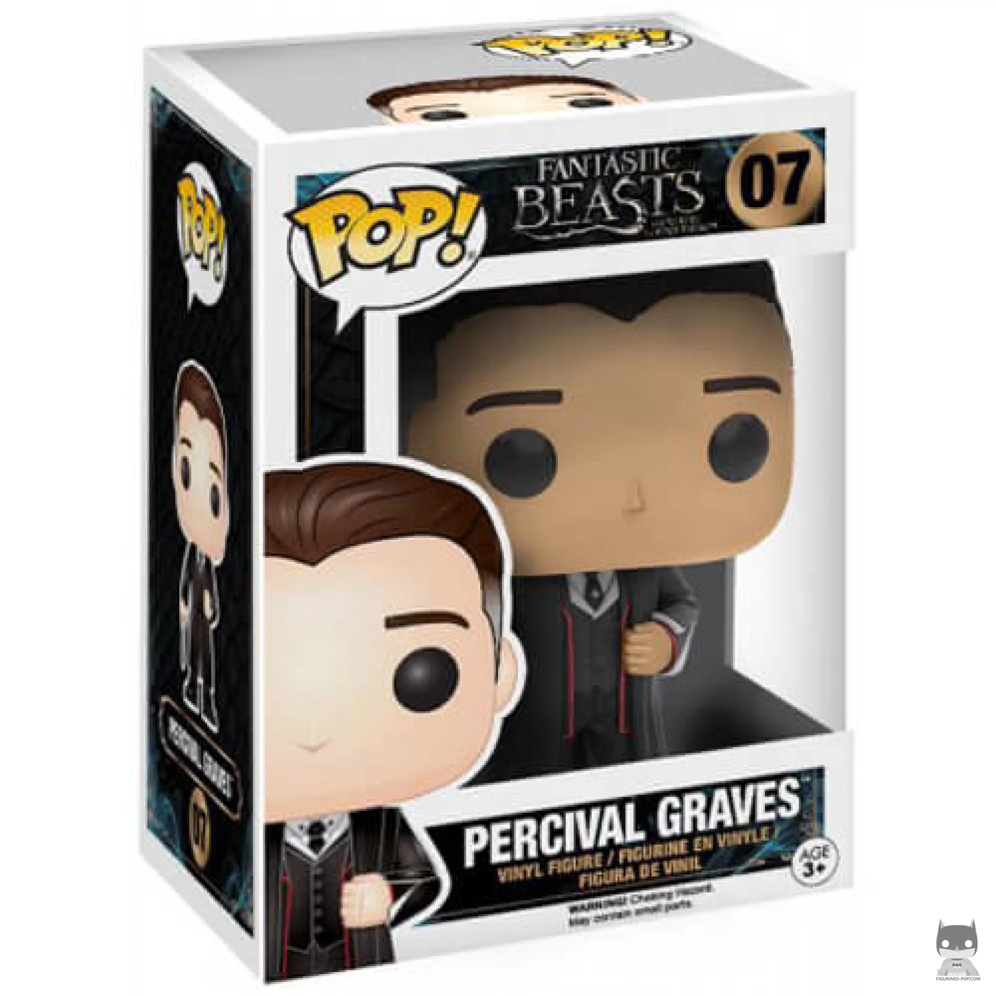 Percival Graves Funko Pop! figure in its box