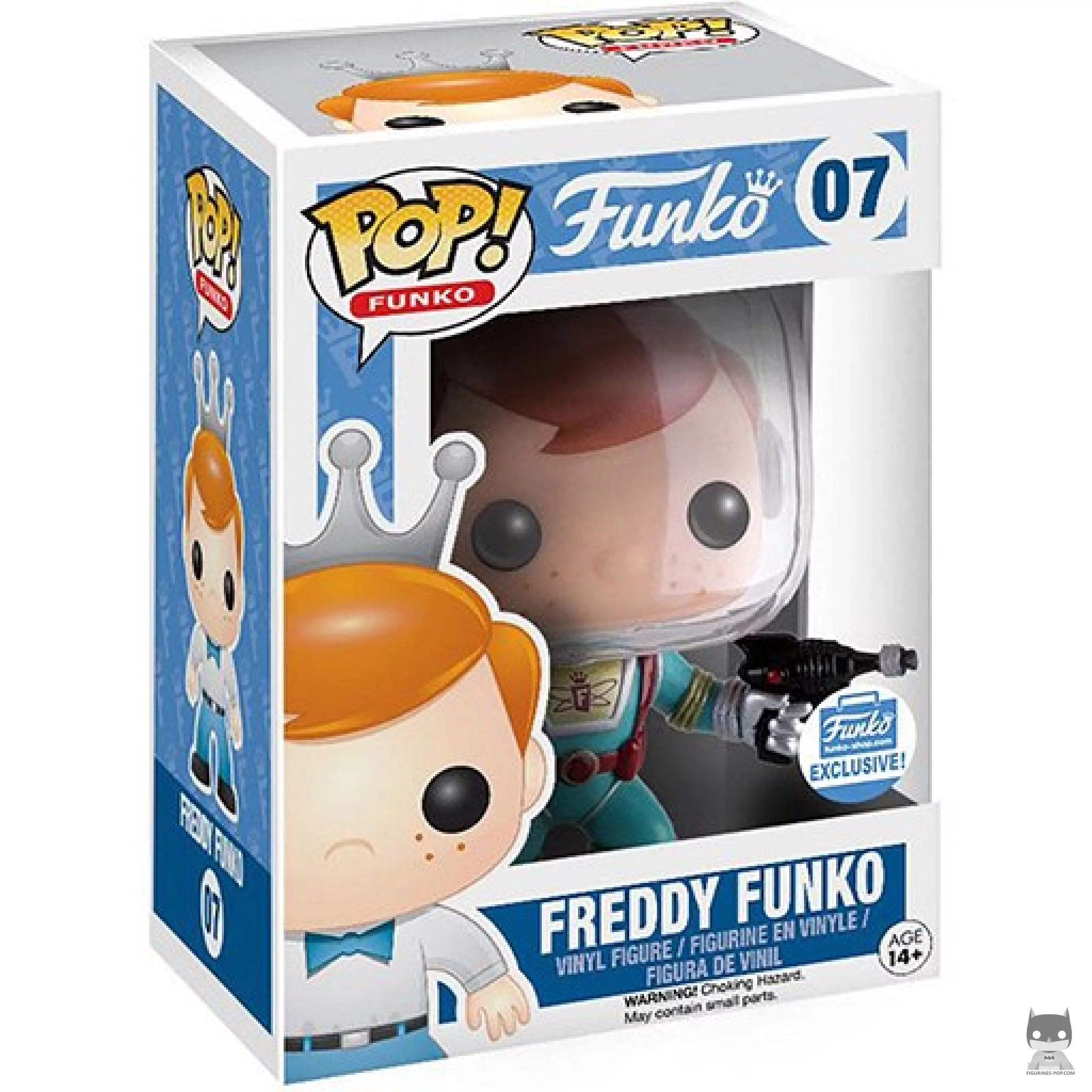 Freddy Funko (with Ray Gun) Funko Pop! figure in its box