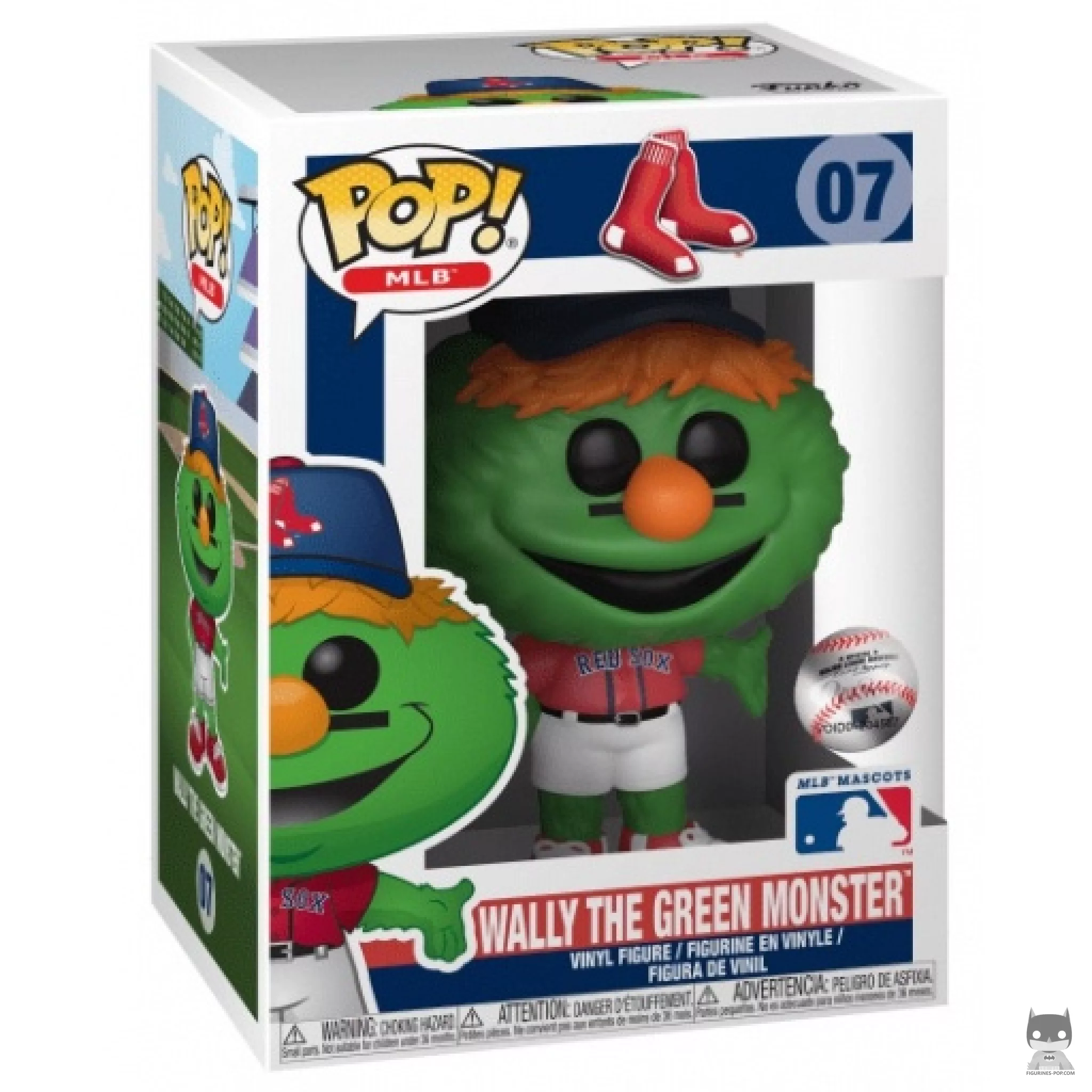 Wally The Green Monster (Red) Funko Pop! figure in its box