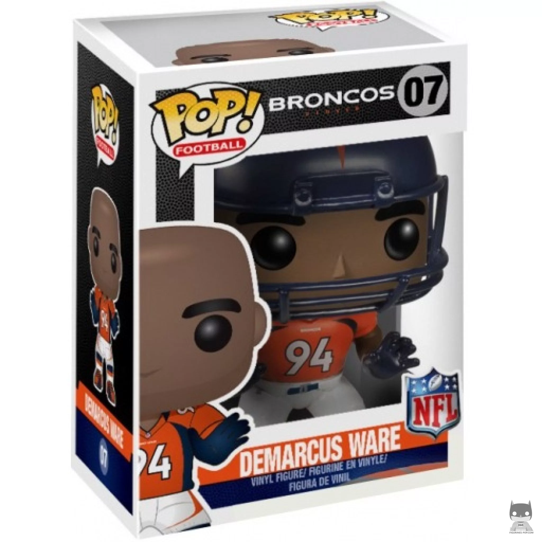 DeMarcus Ware Funko Pop! figure in its box