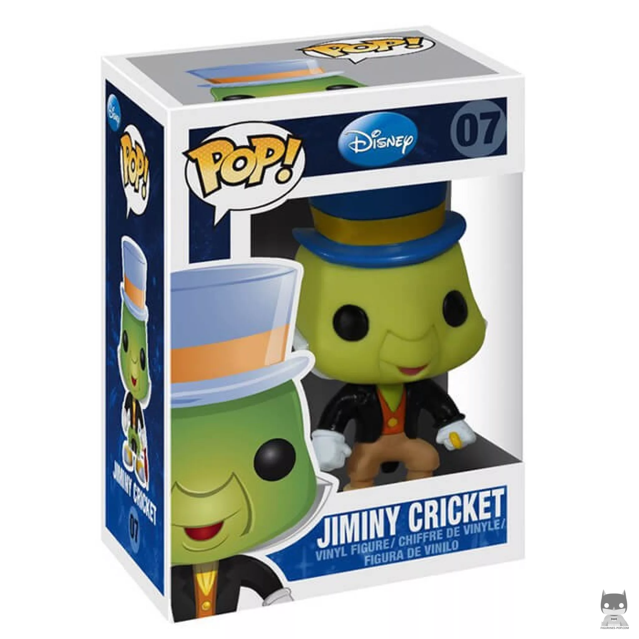 Jiminy Cricket Funko Pop! figure in its box