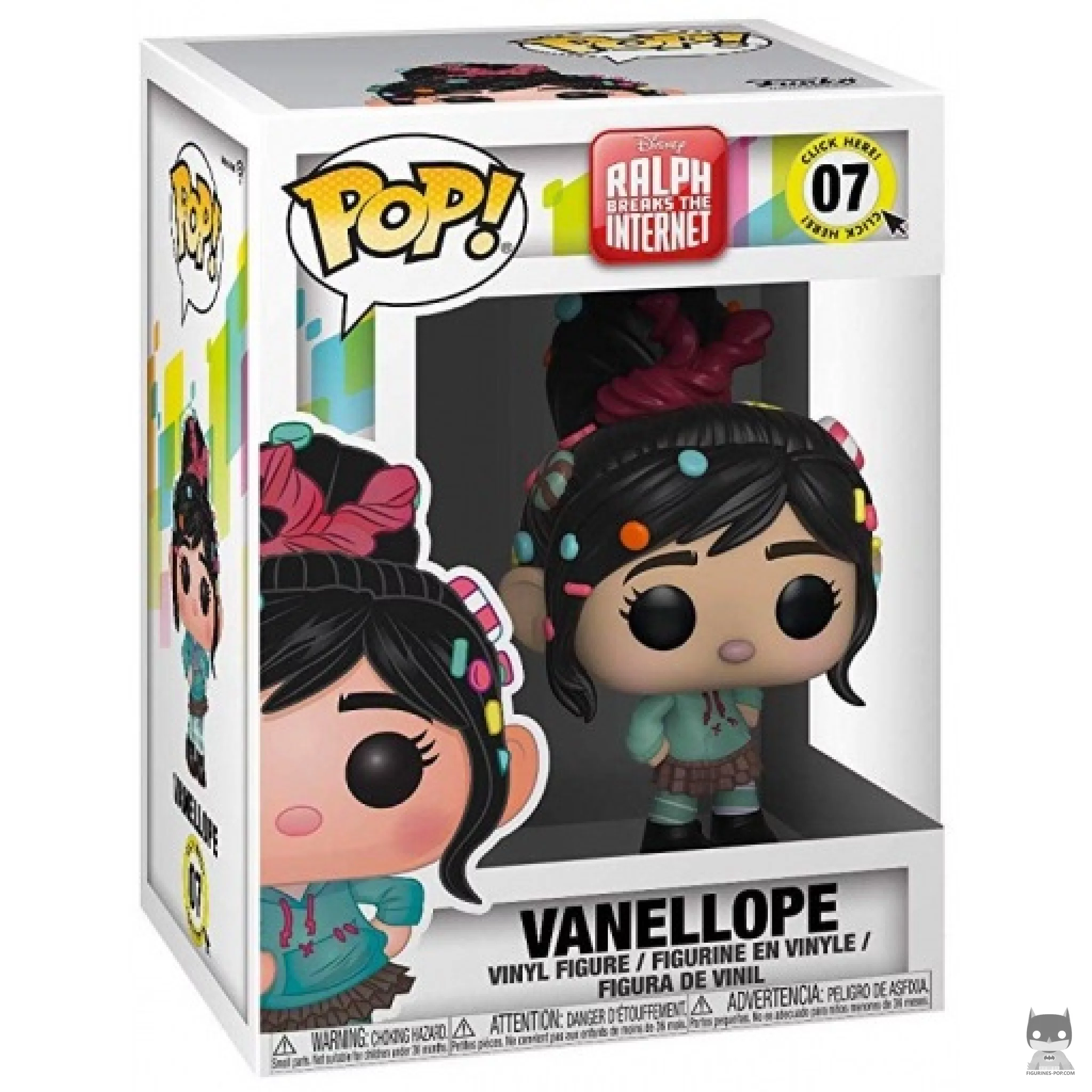 Vanellope Von Schweetz Funko Pop! figure in its box