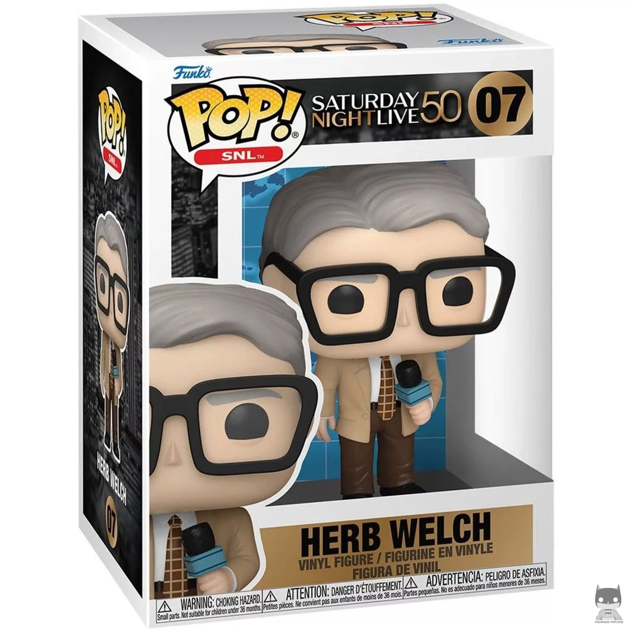 Herb Welch Funko Pop! figure in its box