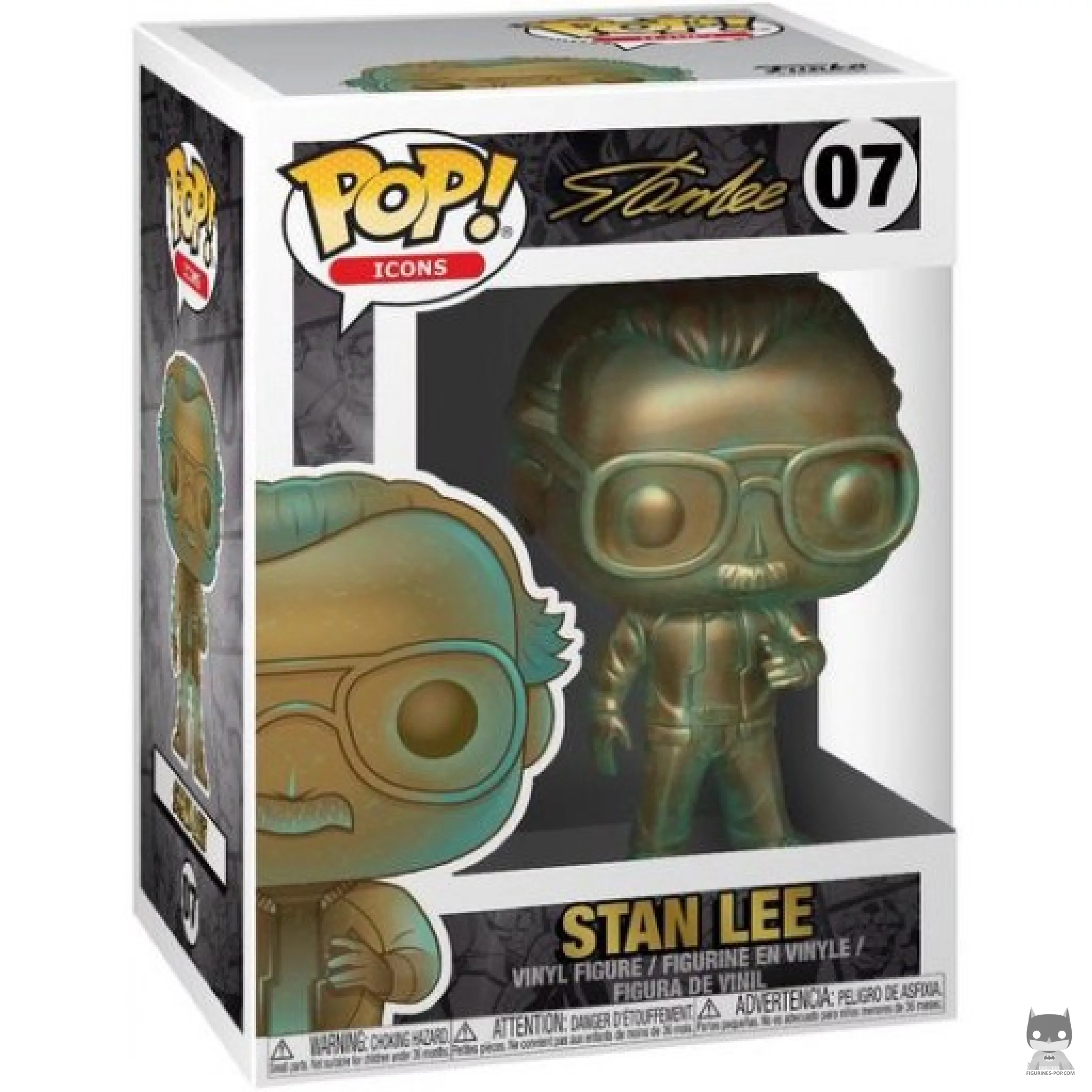 Stan Lee (Patina) Funko Pop! figure in its box