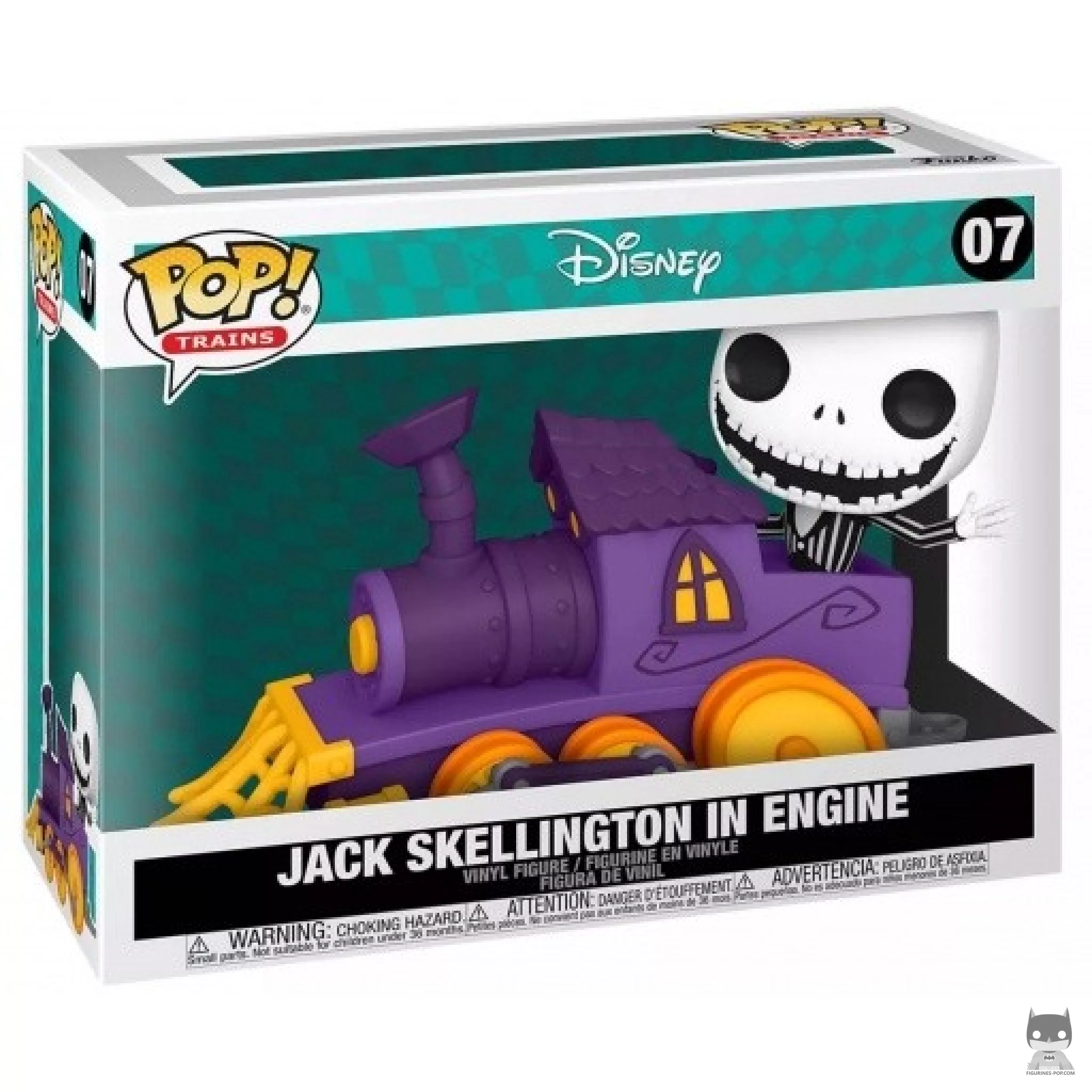 Jack Skellington in Engine Funko Pop! figure in its box